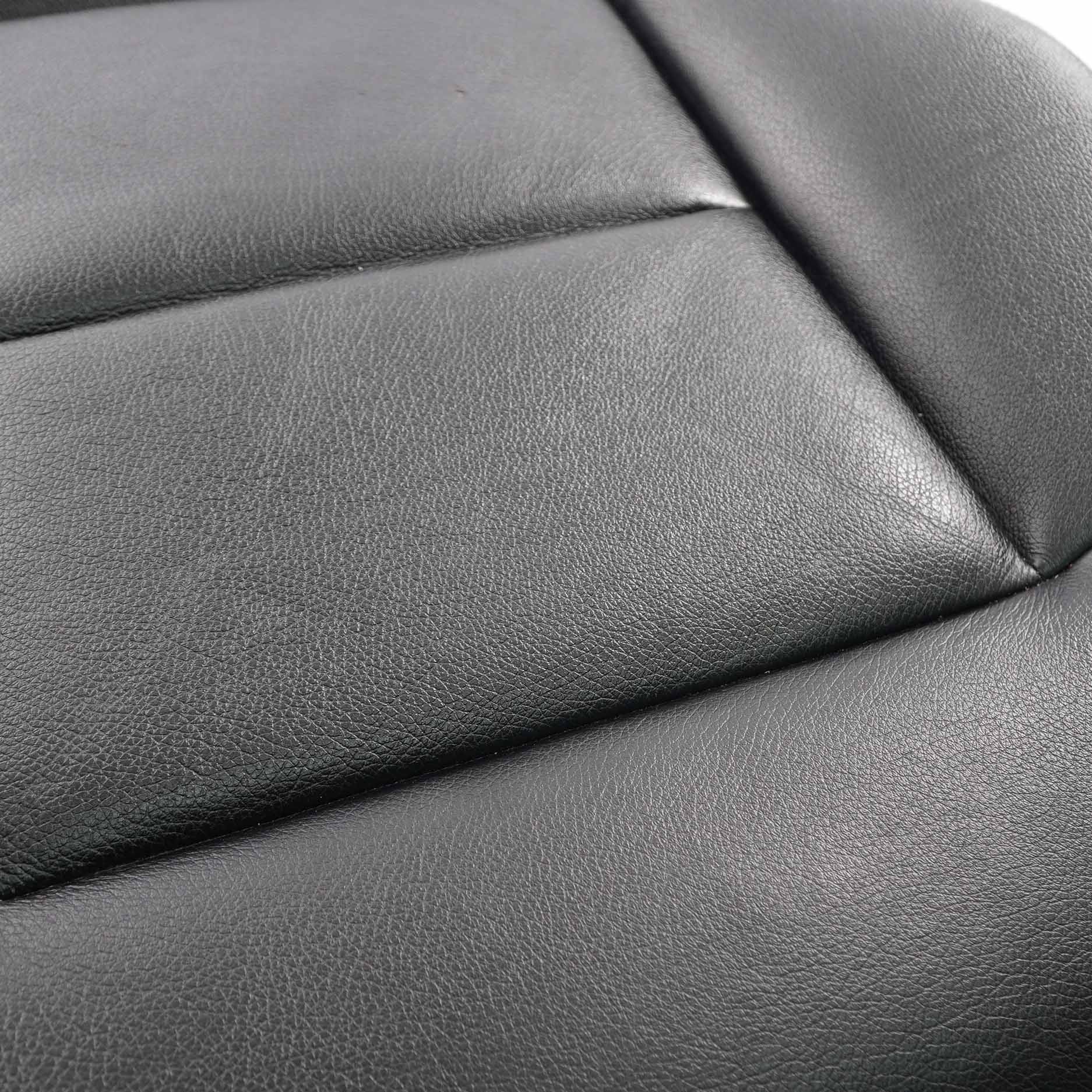 Mercedes W212 Seat Cover Front Right O/S Heated Seat Leather Covering Black