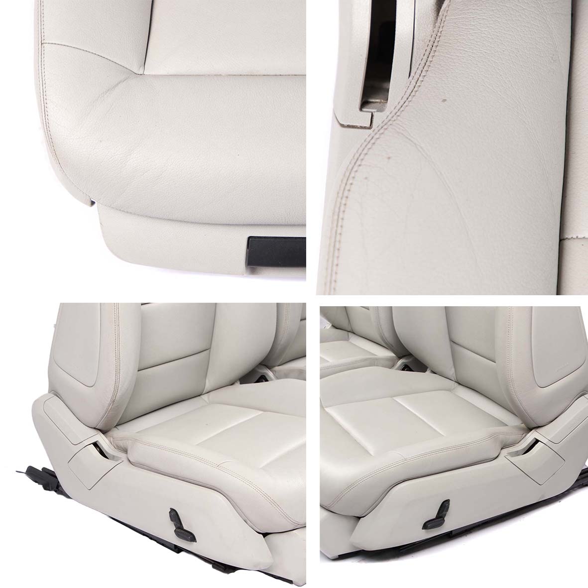 Leather Seats Mercedes W212 Heated Grey Interior Front Rear Seat with Door Cards