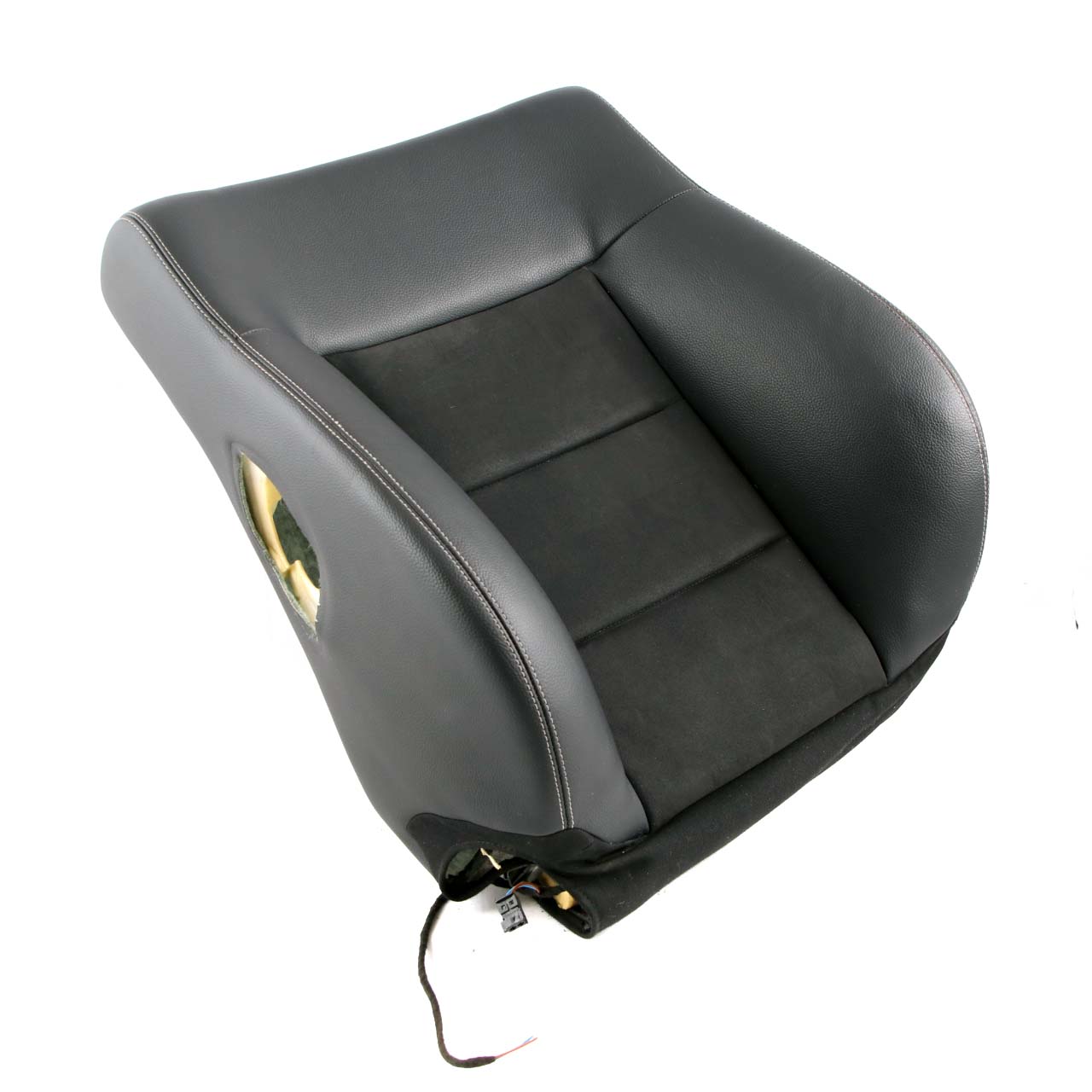 Mercedes W212 Front Seat Backrest Heated Left Sport N/S Covering Black