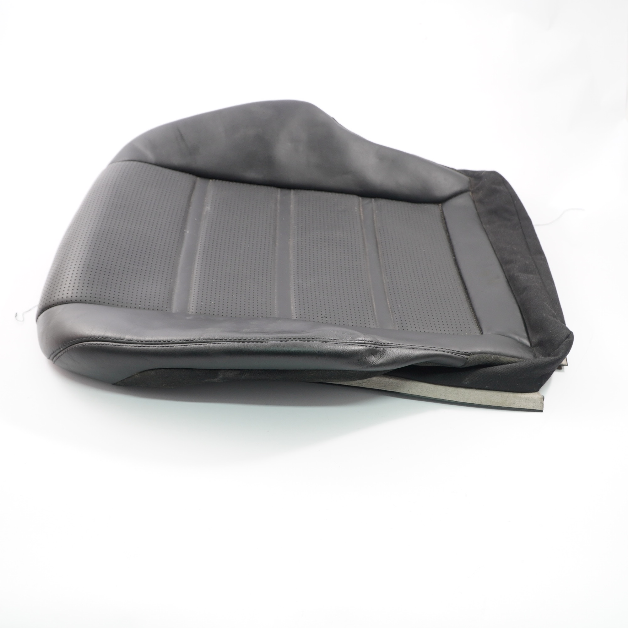 Mercedes W212 Seat Cover Front Left N/S Heated Sport Seat Leather Covering Black