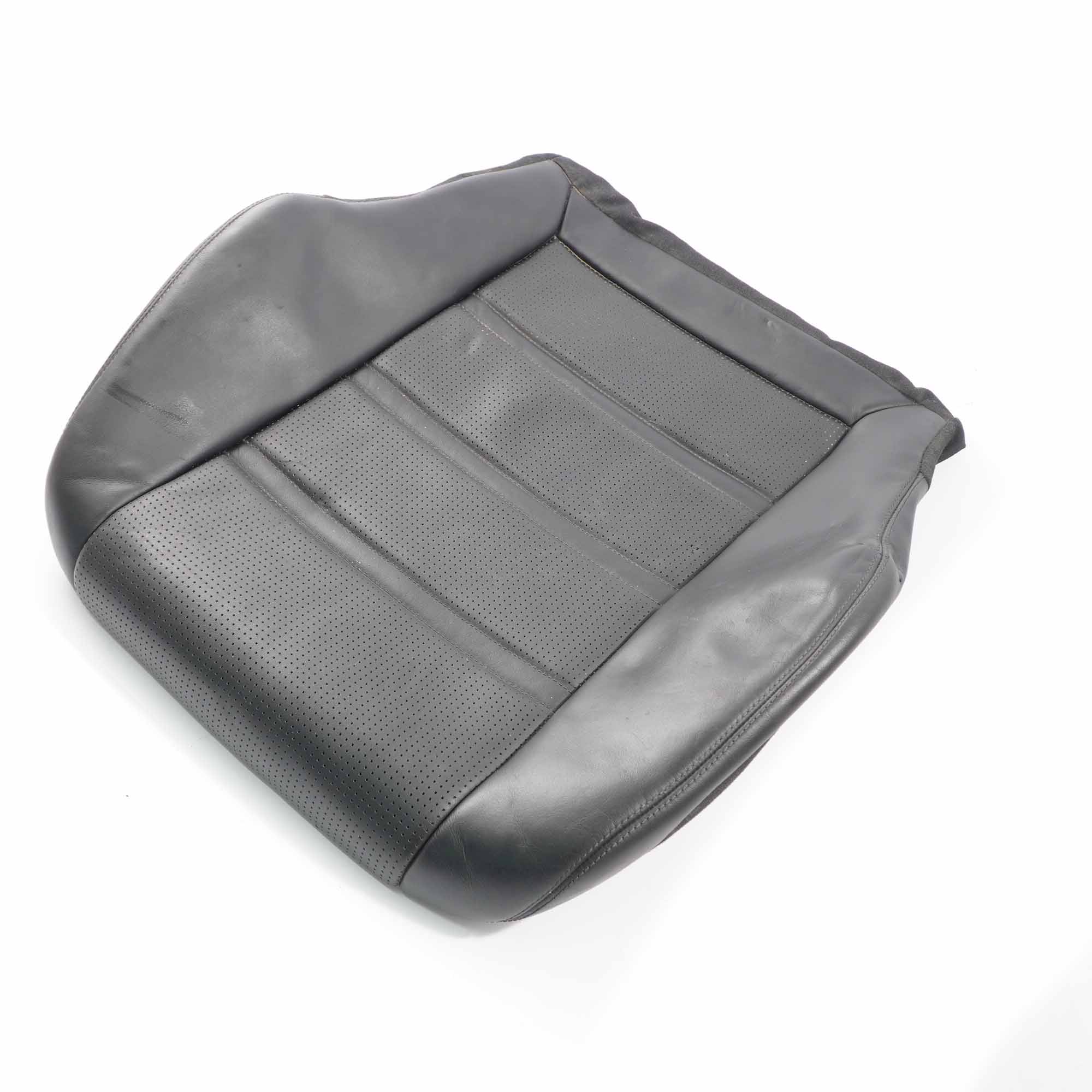 Mercedes W212 Seat Cover Front Left N/S Heated Sport Seat Leather Covering Black