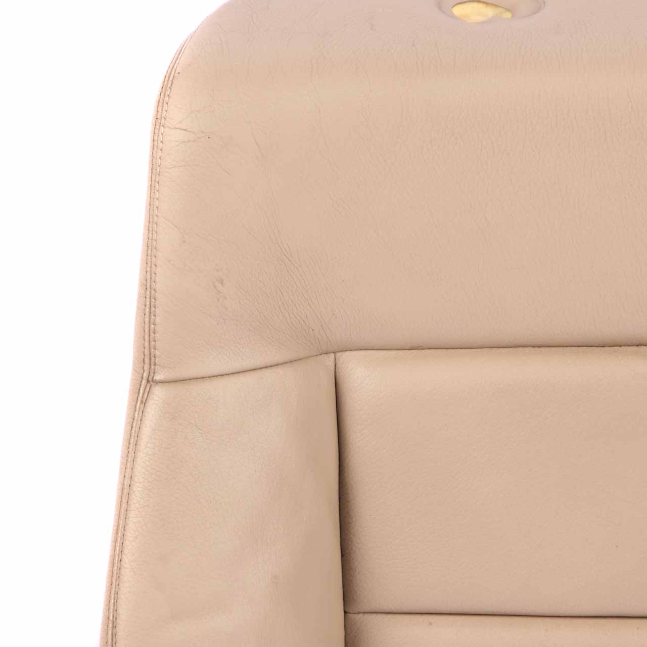 Mercedes W212 Seat Backrest Front Heated Left N/S Covering Leather Beige