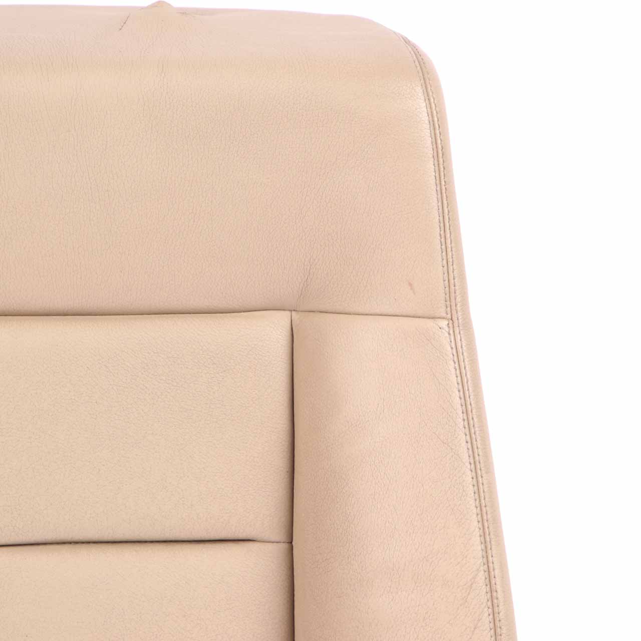 Mercedes W212 Seat Backrest Front Heated Right O/S Covering Leather Beige