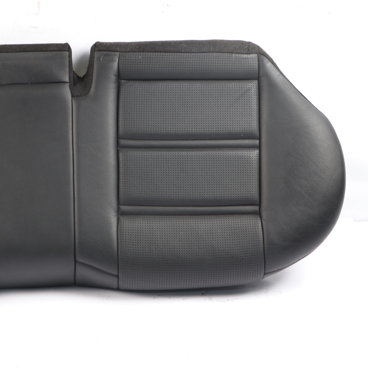 Rear Seat Bench Mercedes W212 Saloon AMG Rear Couch Covering Black Leather