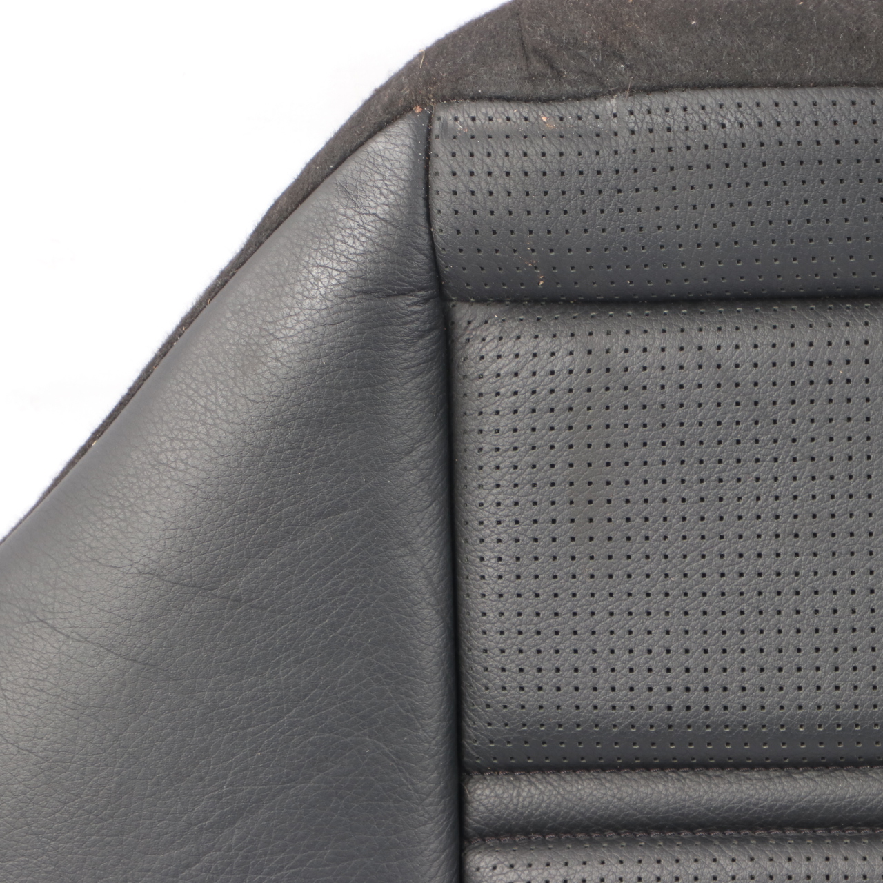 Rear Seat Bench Mercedes W212 Saloon AMG Rear Couch Covering Black Leather