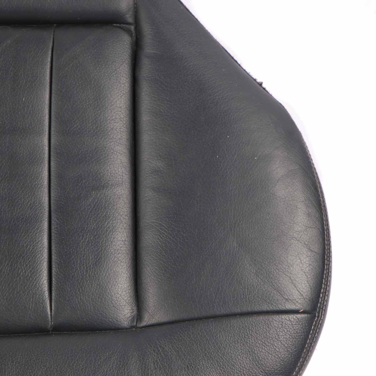 Mercedes W212 Saloon Rear Seat Bench Couch Covering Black Leather