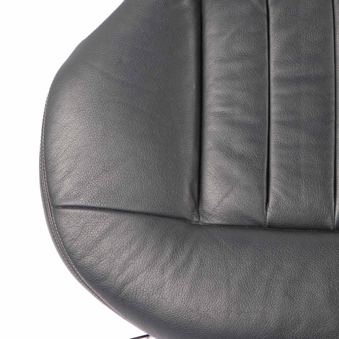 Mercedes W212 Saloon Rear Seat Bench Couch Covering Black Leather