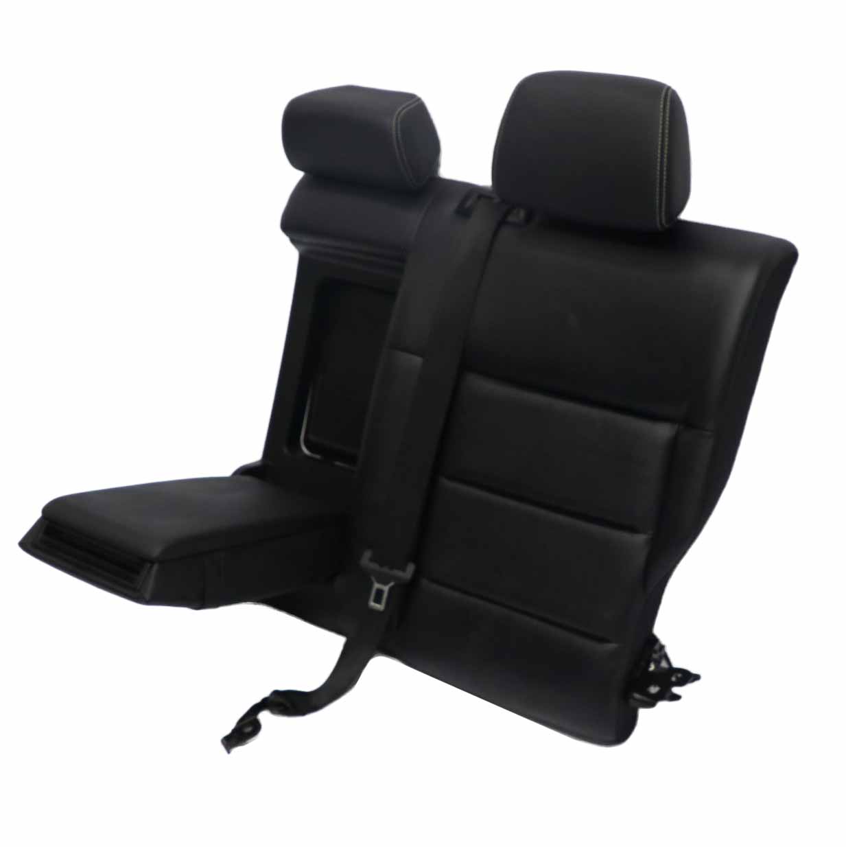 Mercedes W212 Rear Seat Backrest Left N/S Rear Seat Back Cover Black Leather