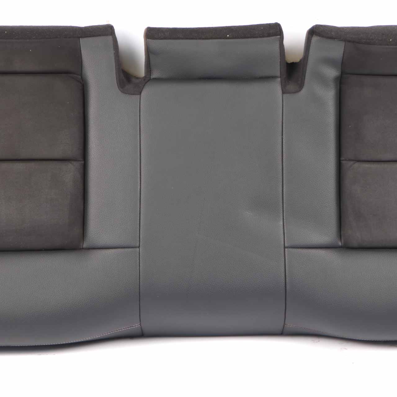 Mercedes W212 Saloon Rear Seat Bench Couch Covering Black Cloth Leather