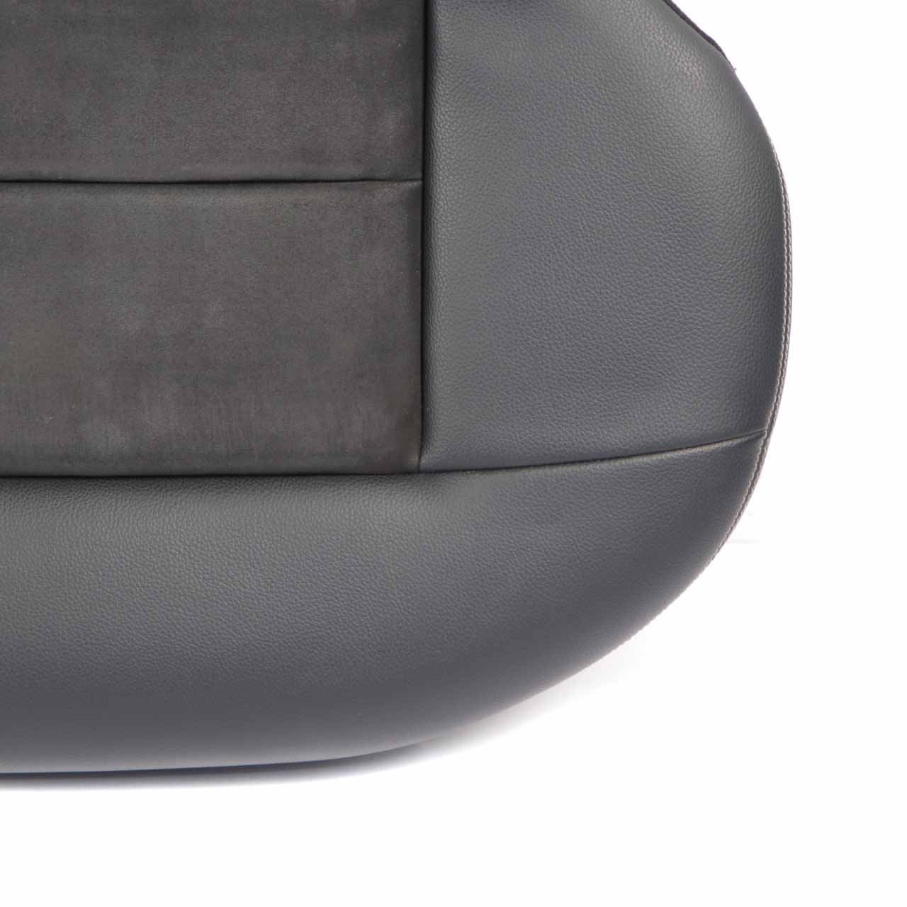 Mercedes W212 Saloon Rear Seat Bench Couch Covering Black Cloth Leather