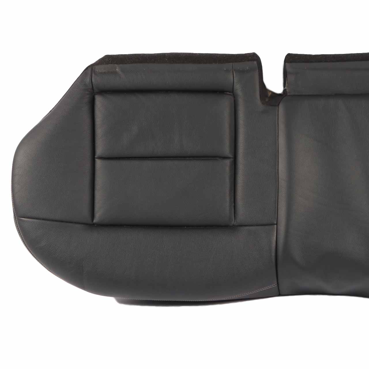 Mercedes W212 Rear Seat Bench Couch Cover Saloon Black Leather