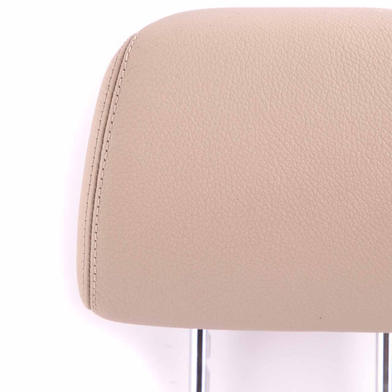 Mercedes W212 Seat Headrest Rear Left Right N/O/S Beige Leather Head Rest