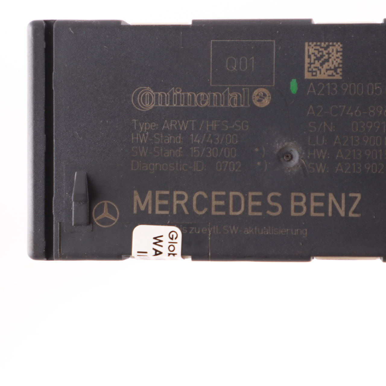 Trunk Module Mercedes S205 Automatic Trunk Lid Closing Control Unit A2139000500