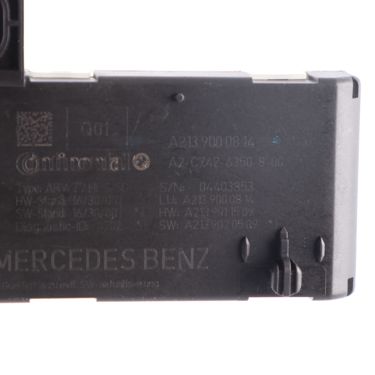 Mercedes W205 W213 C238 Tailgate Lift Boot Lid Control Unit Module A2139000814