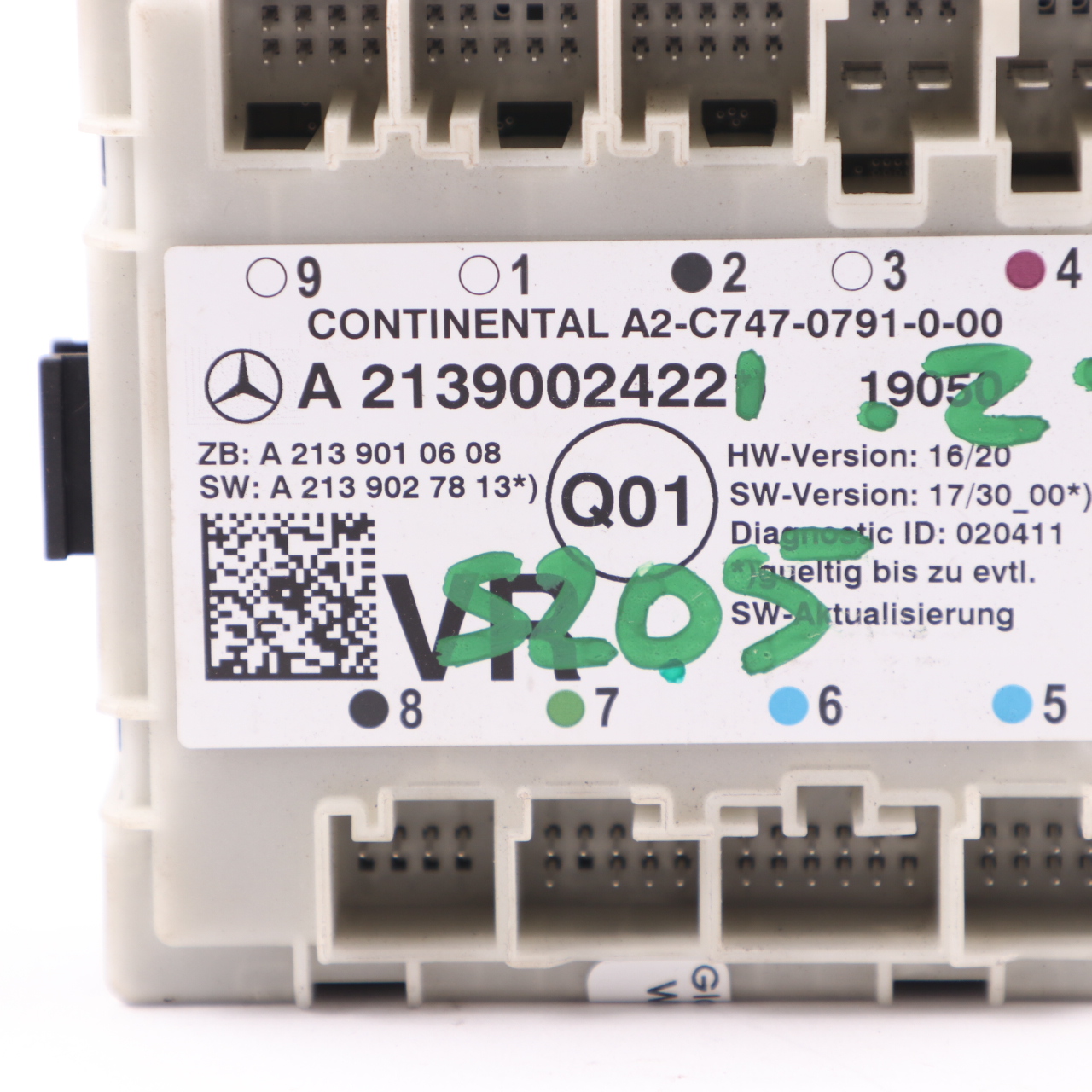 Door Module Mercedes W213 Front Door Right O/S Control Module Unit A2139002422