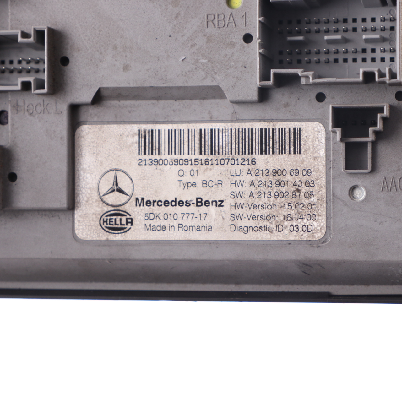 Mercedes W213 Comfort Control Module A2139006909