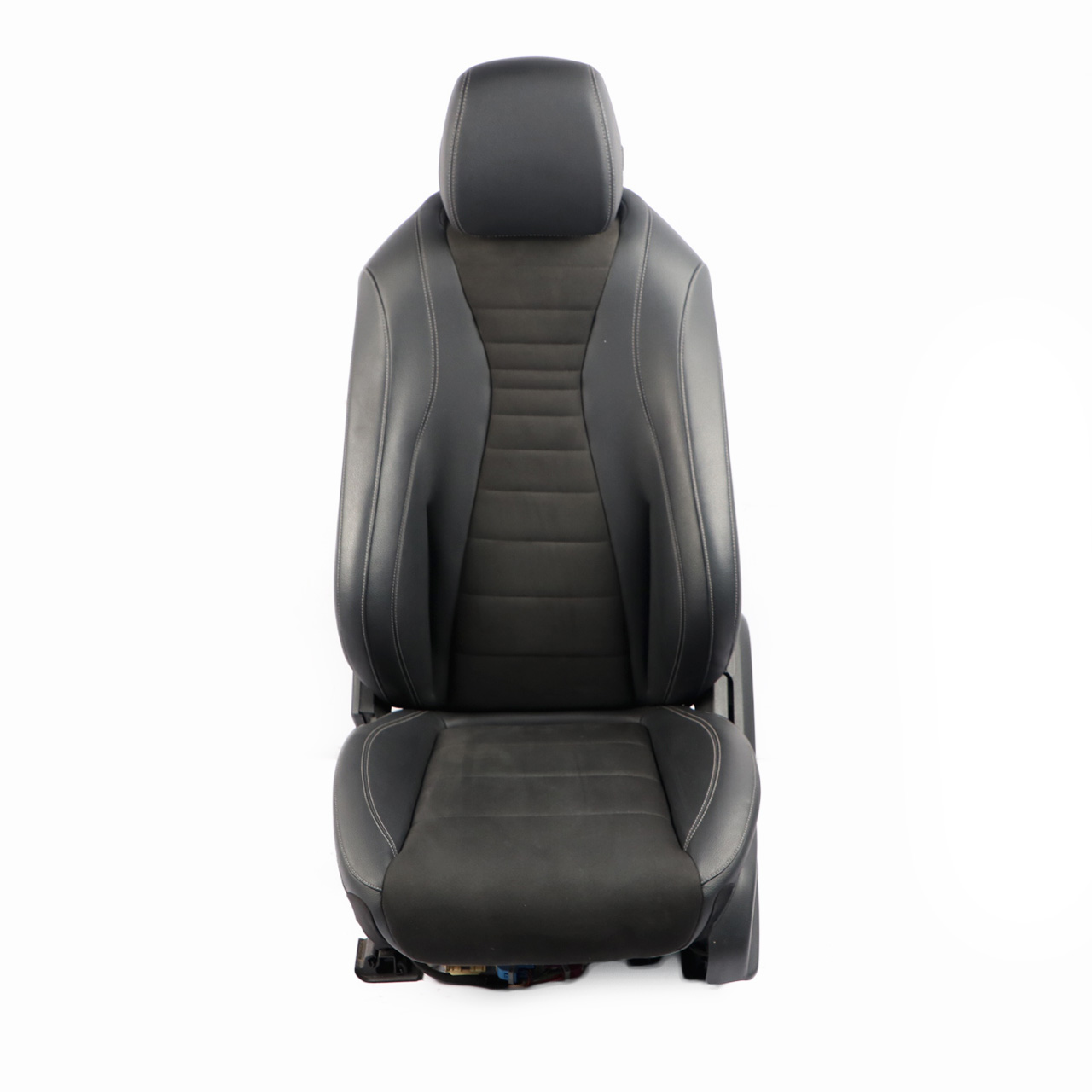 Mercedes W213 Front Seat Left N/S Heated Interior Fabric Imiation Leather Black