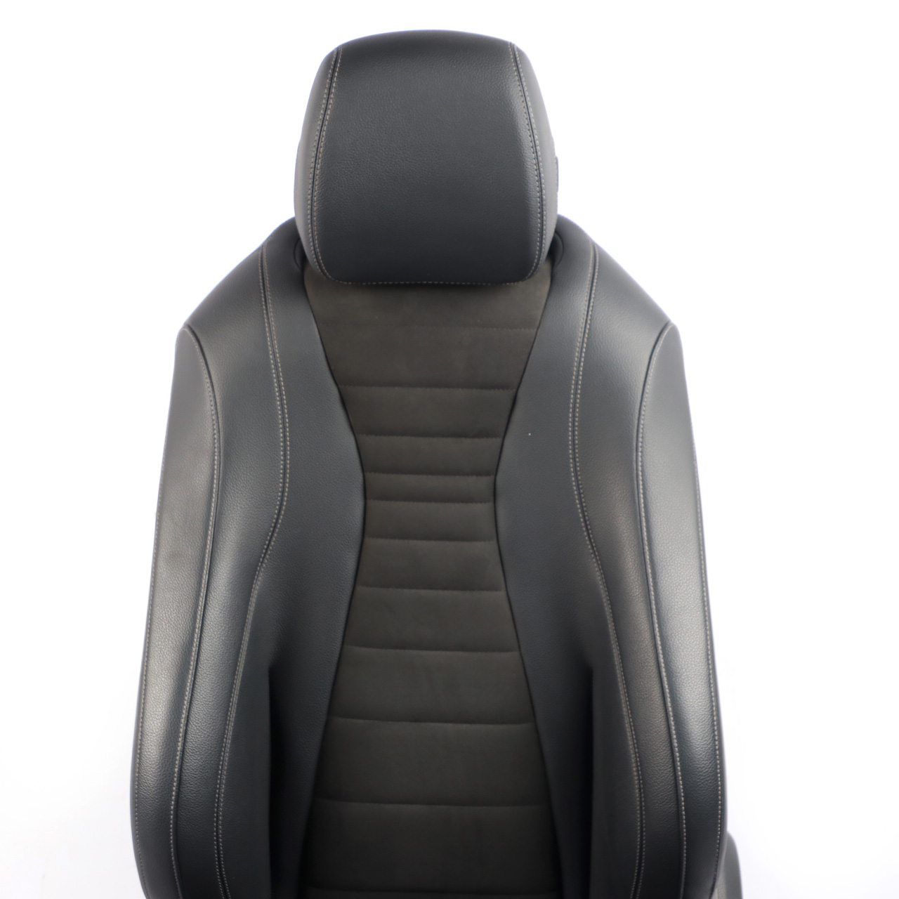 Mercedes W213 Front Seat Left N/S Heated Interior Fabric Imiation Leather Black