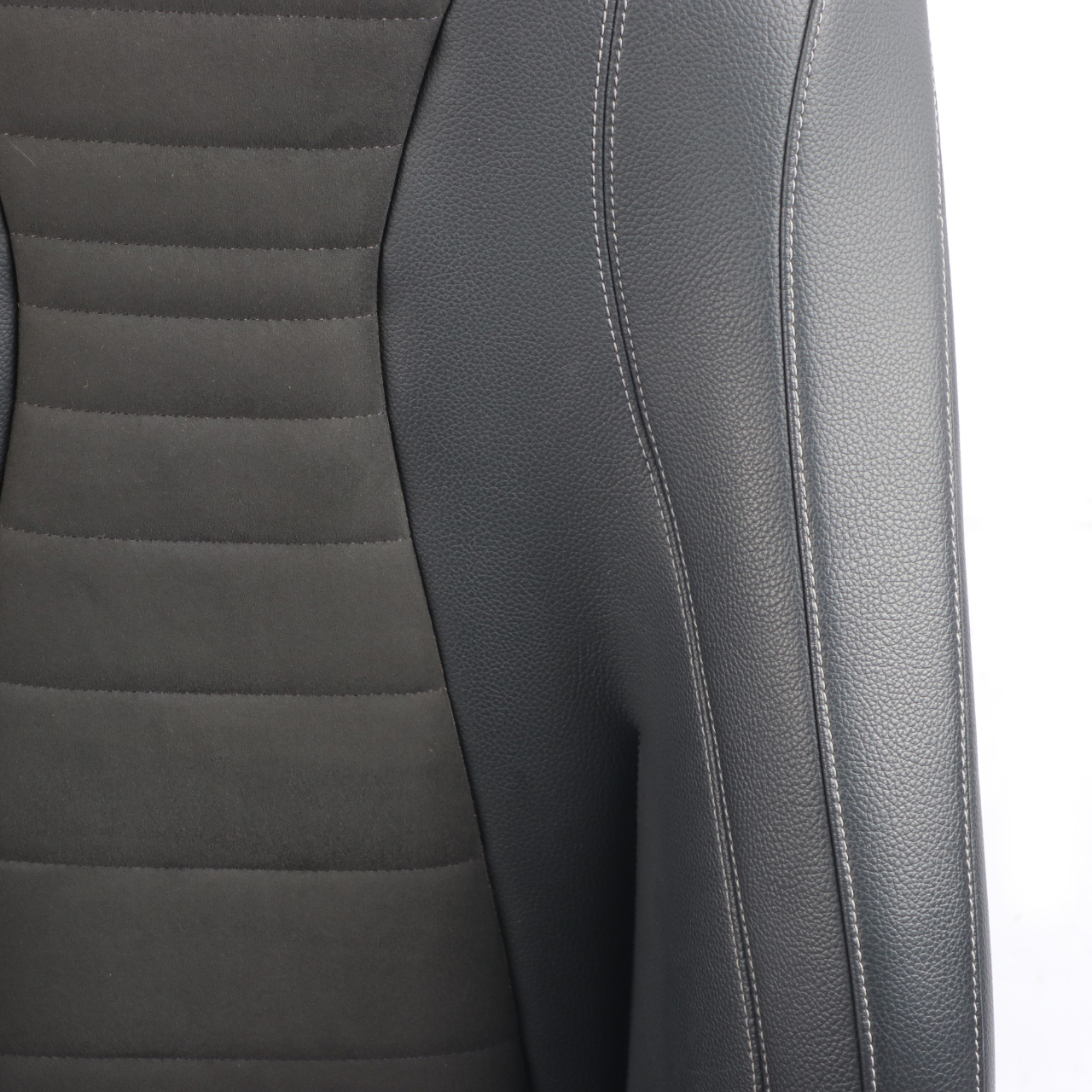 Mercedes W213 Front Seat Left N/S Heated Interior Fabric Imiation Leather Black