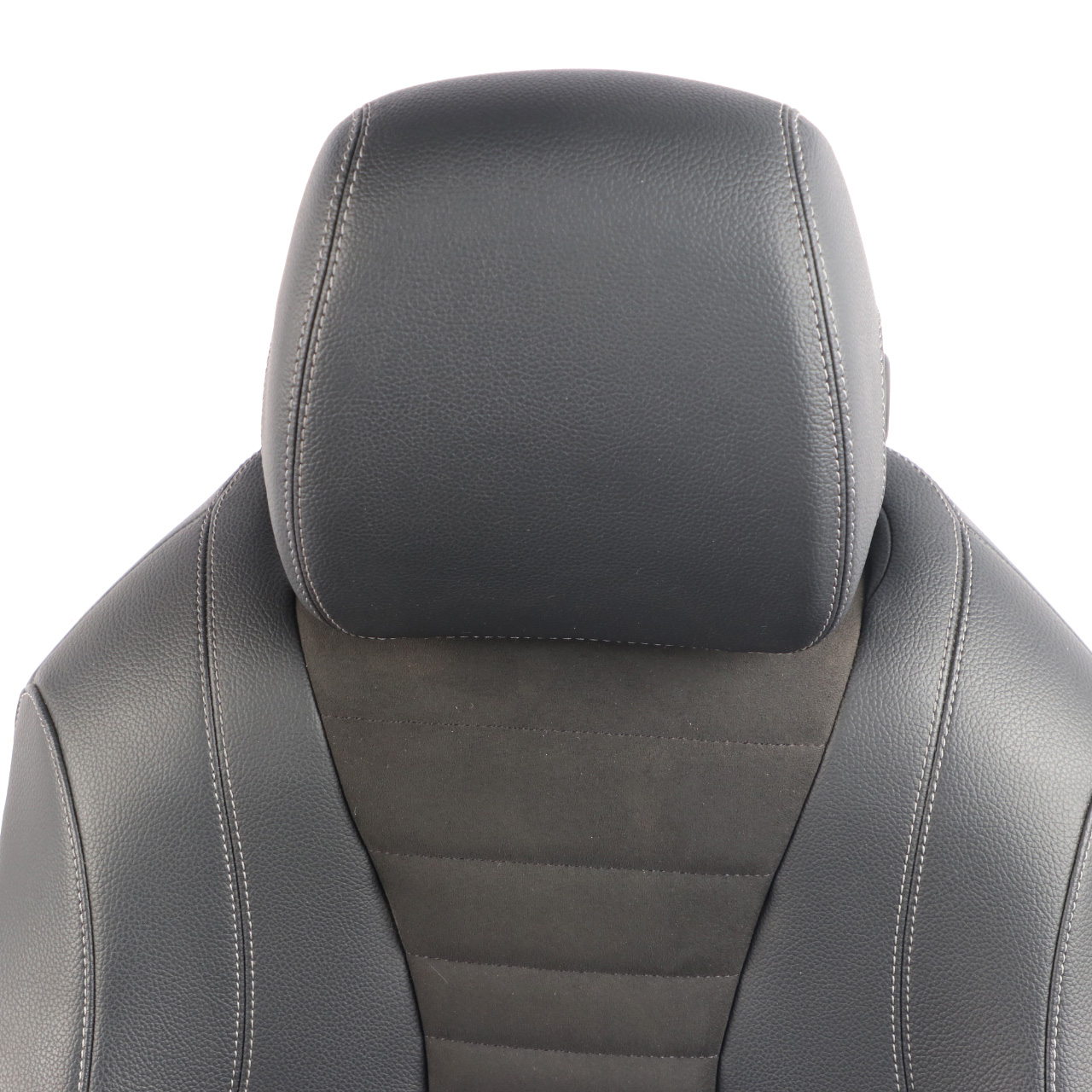 Mercedes W213 Front Seat Left N/S Heated Interior Fabric Imiation Leather Black