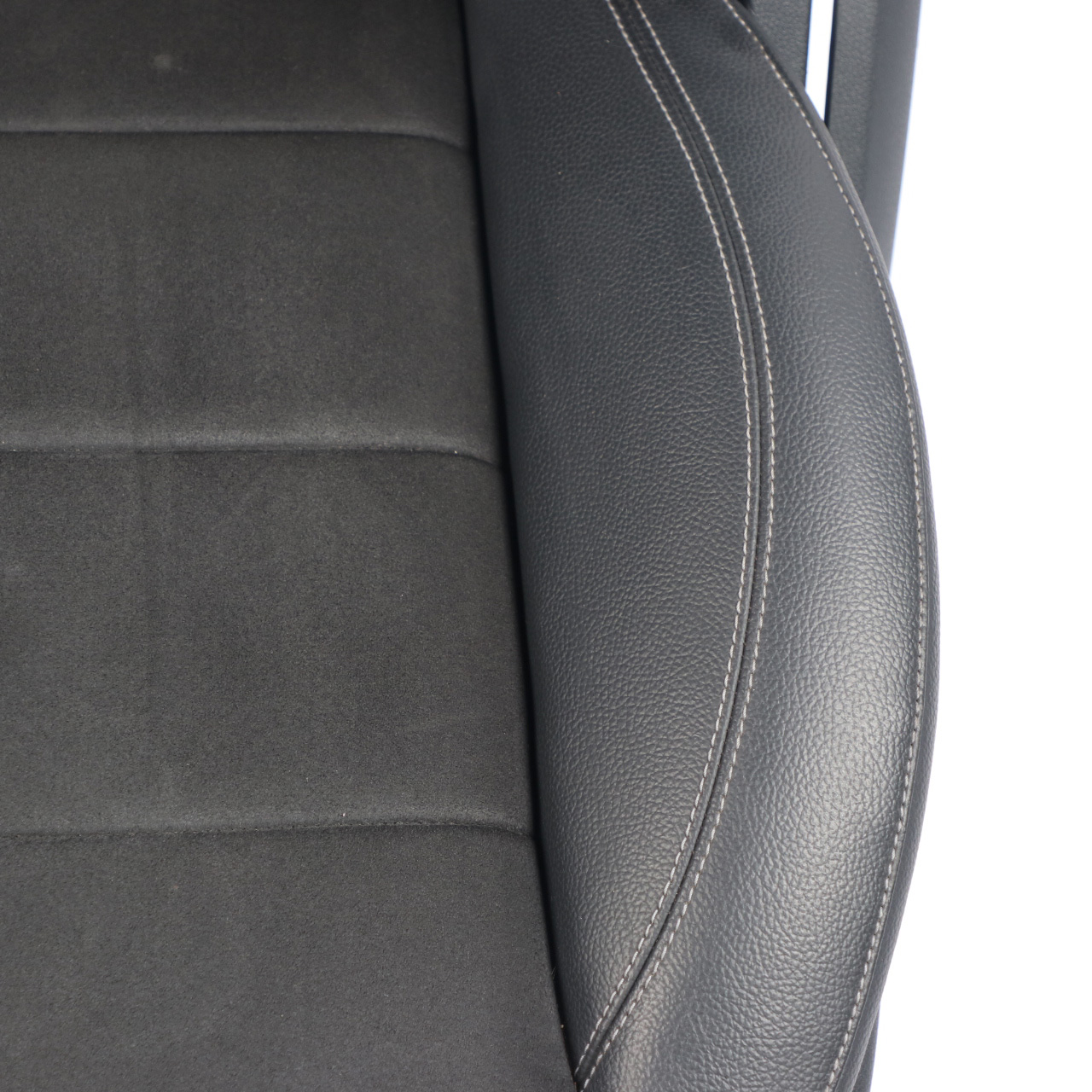 Mercedes W213 Front Seat Left N/S Heated Interior Fabric Imiation Leather Black