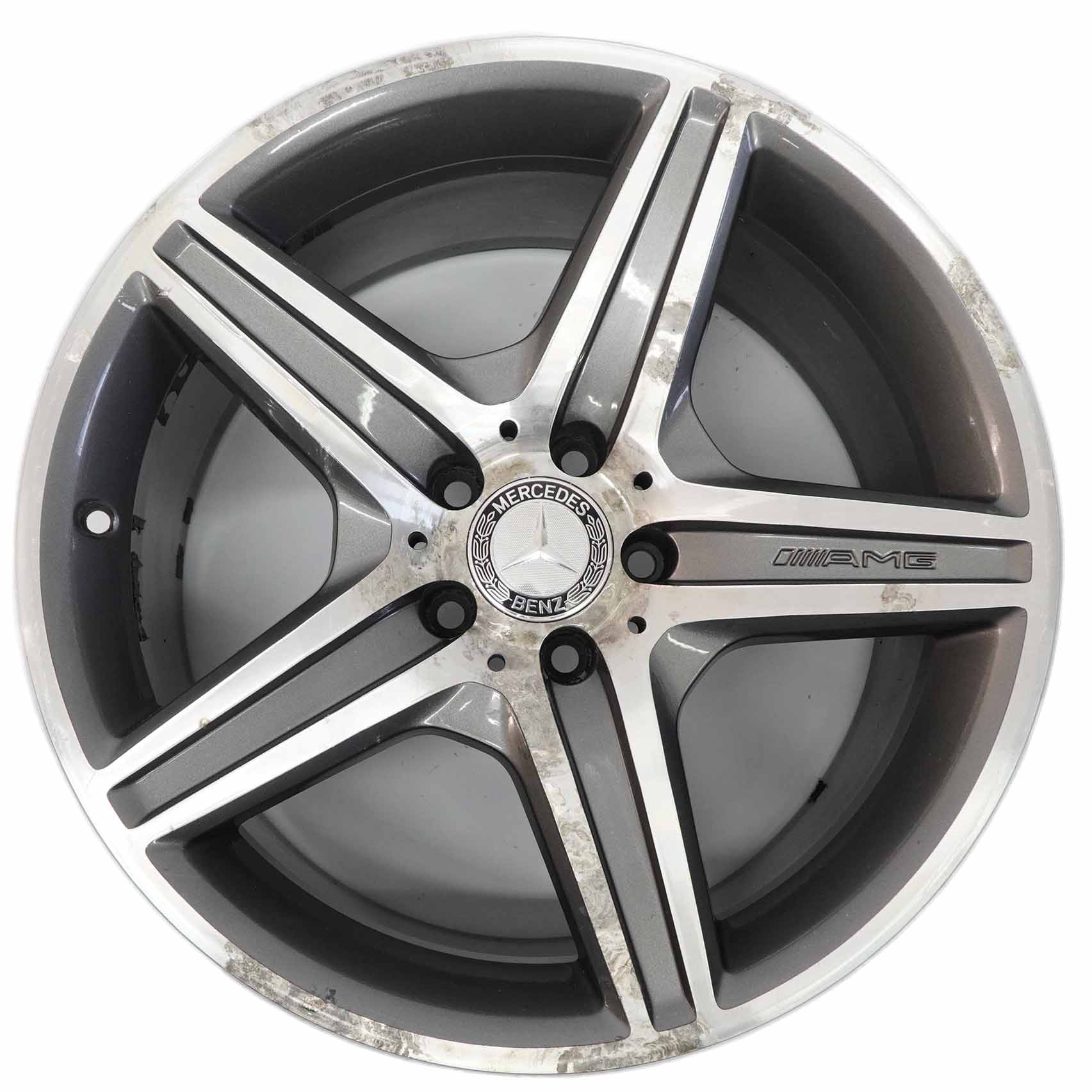 Mercedes W218 5 Spoke AMG Alloy Wheel Rim 19" ET:37 9J A2184011802