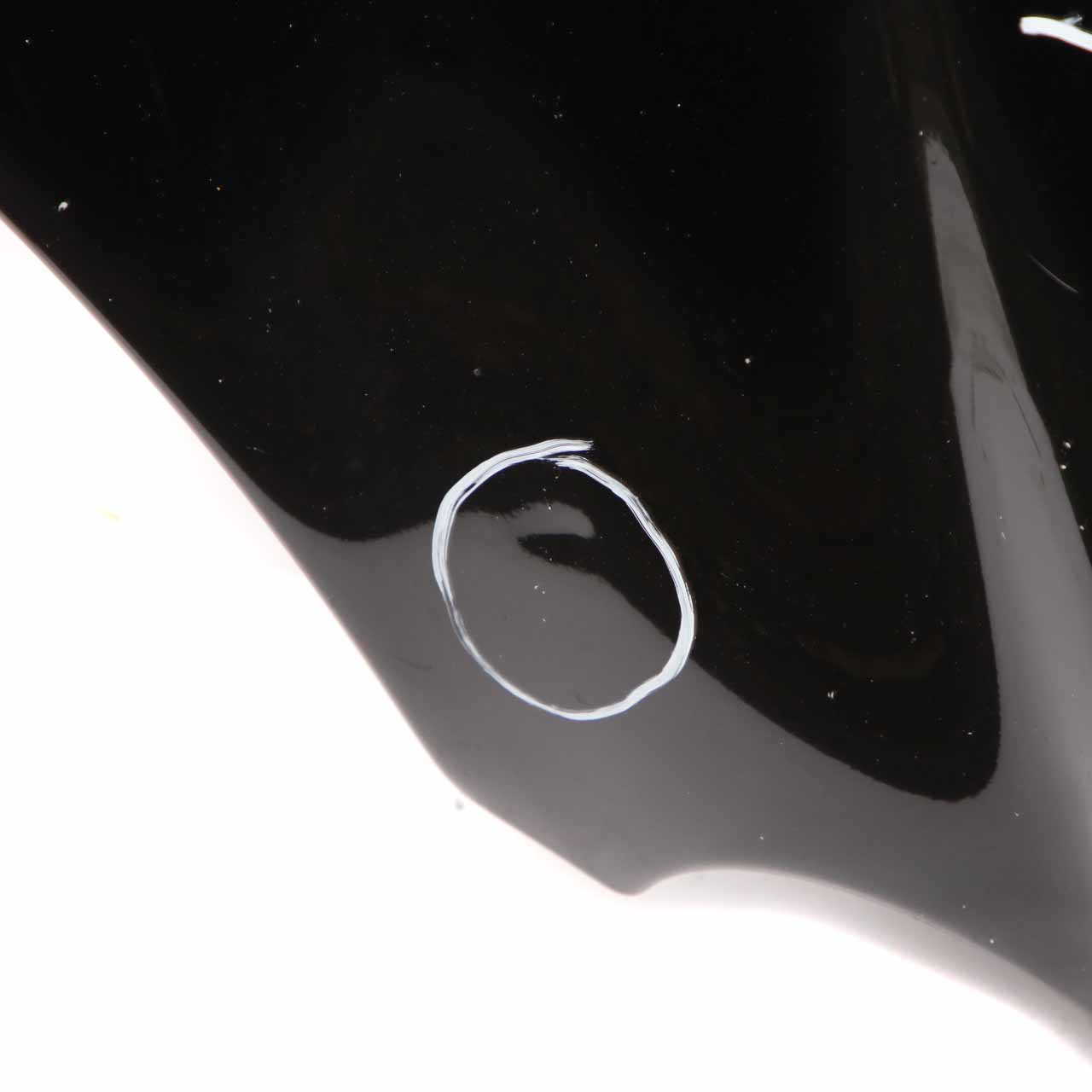 Mercedes W218 Hood Bonnet Trim Panel Covering Obsidian Black Metallic - 197