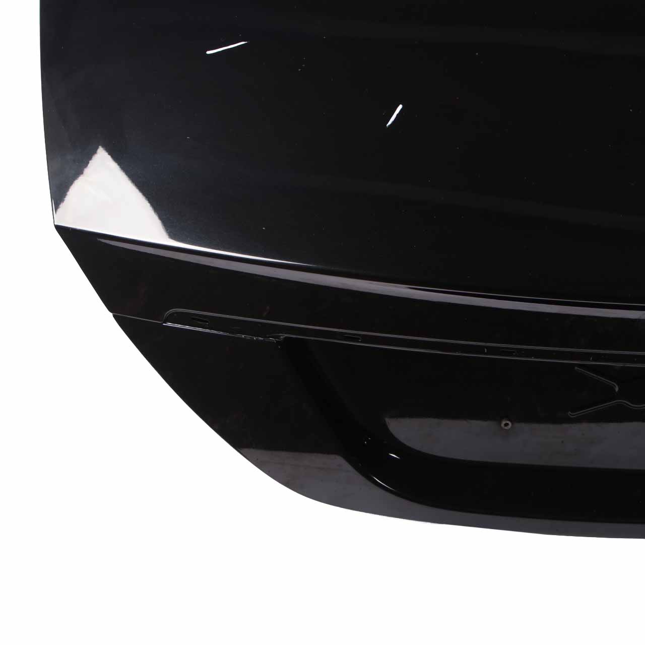 Mercedes W219 CLS Boot Trunk Lid Tailgate Panel Obsidian Black Metallic - 197