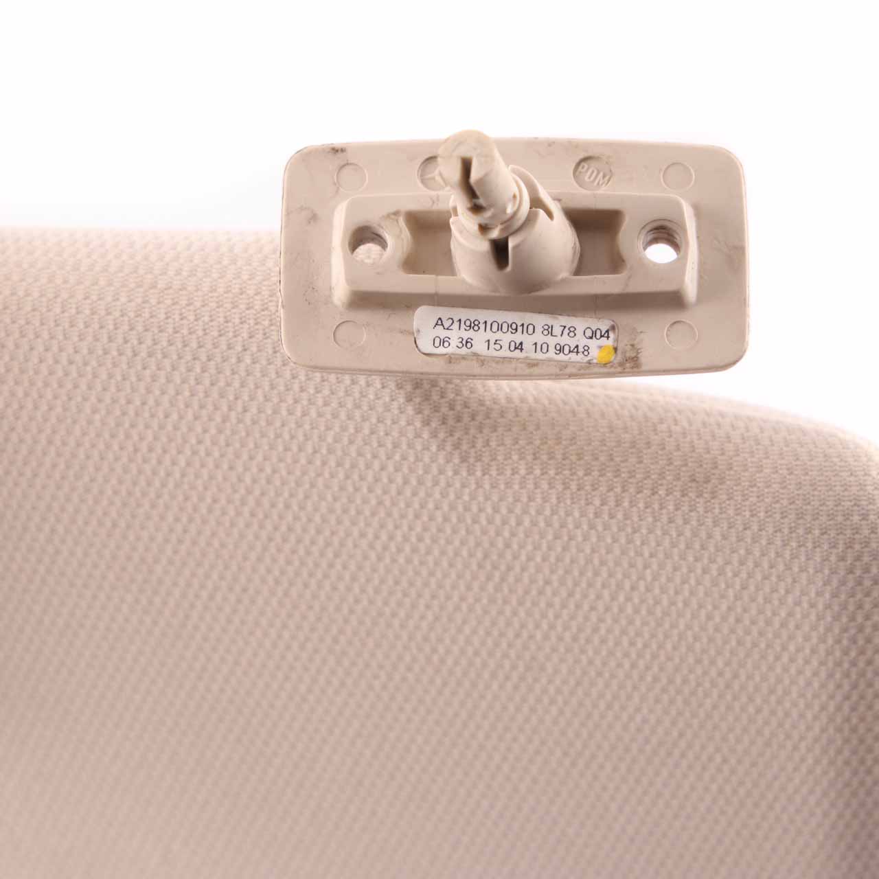 Mercedes CLS W219 Sun Visor Cover Left N/S Trim Panel Sunvisor Beige A2198100110