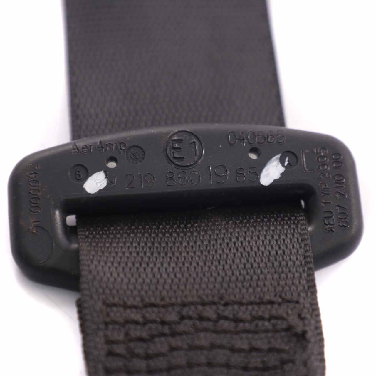 Mercedes CLS W219 Seat Belt Rear Left N/S Safety Belt Black A2198601985