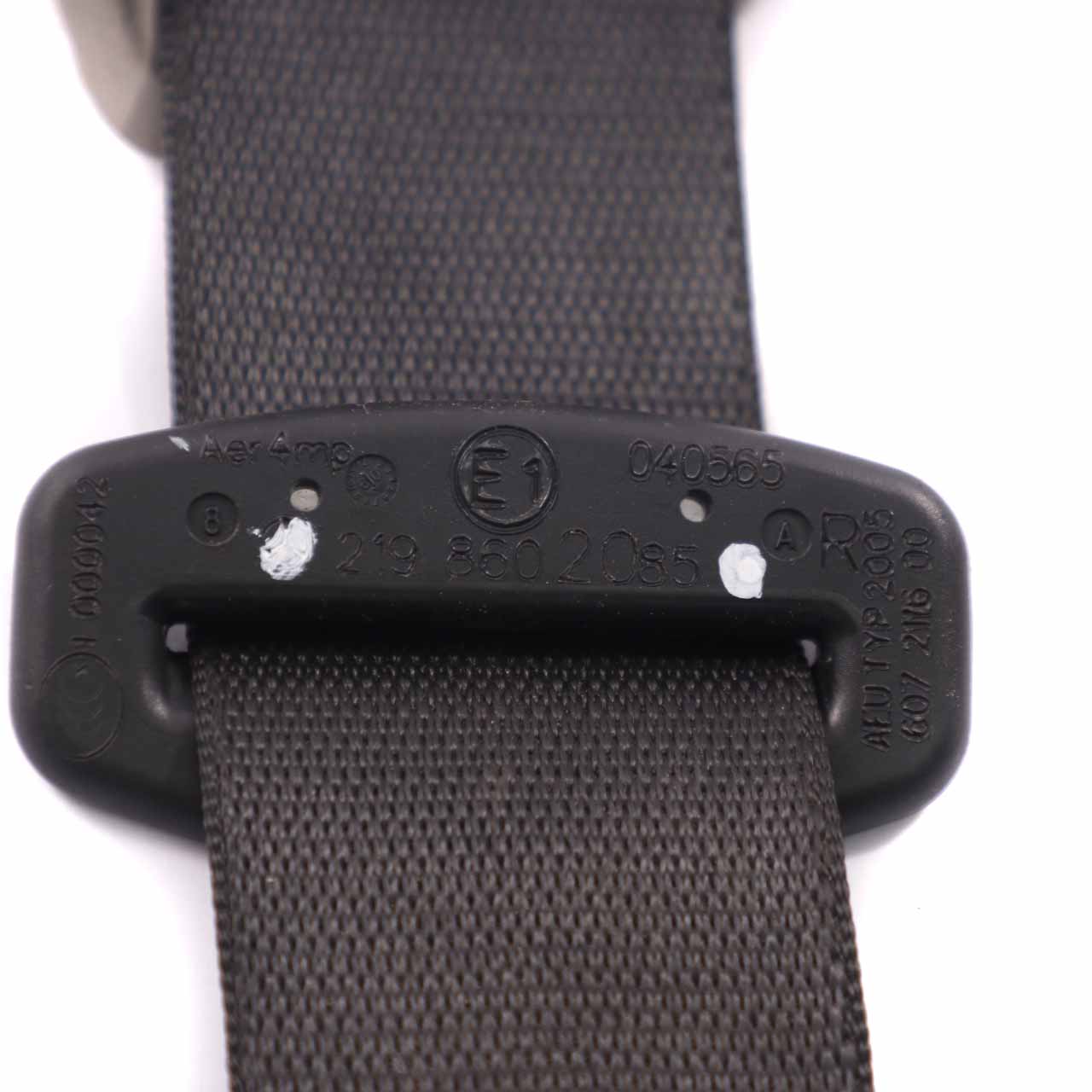 Mercedes CLS W219 Seat Belt Rear Right O/S Safety Belt Black A2198602085