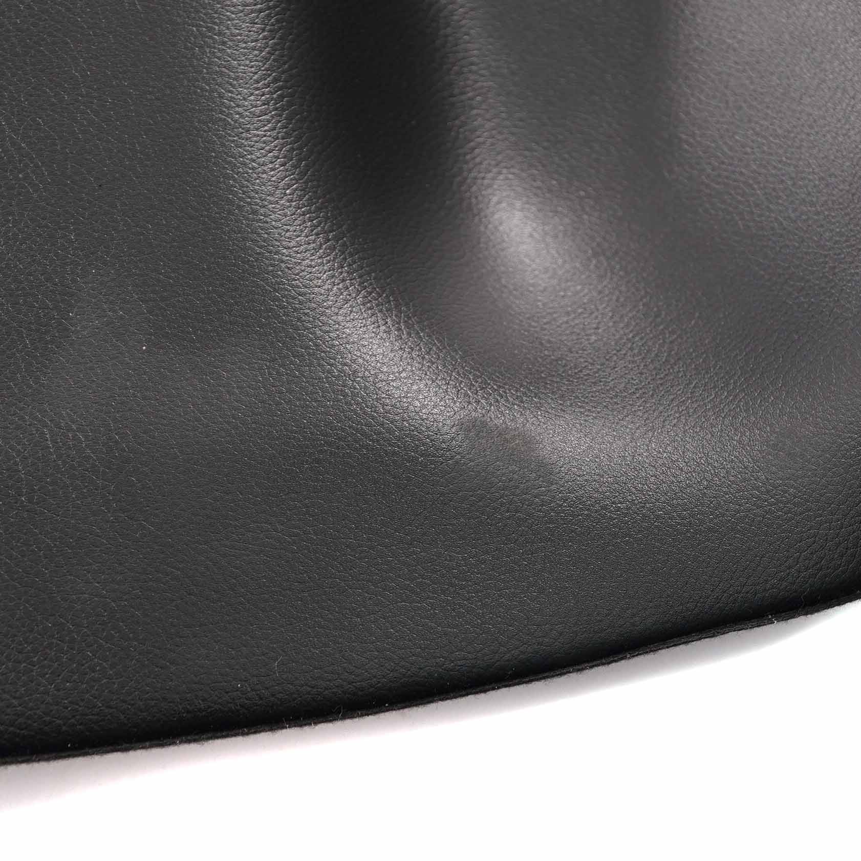 Mercedes CLS W219 Seat Backrest Trim Cover Front Right O/S Panel Leather Black