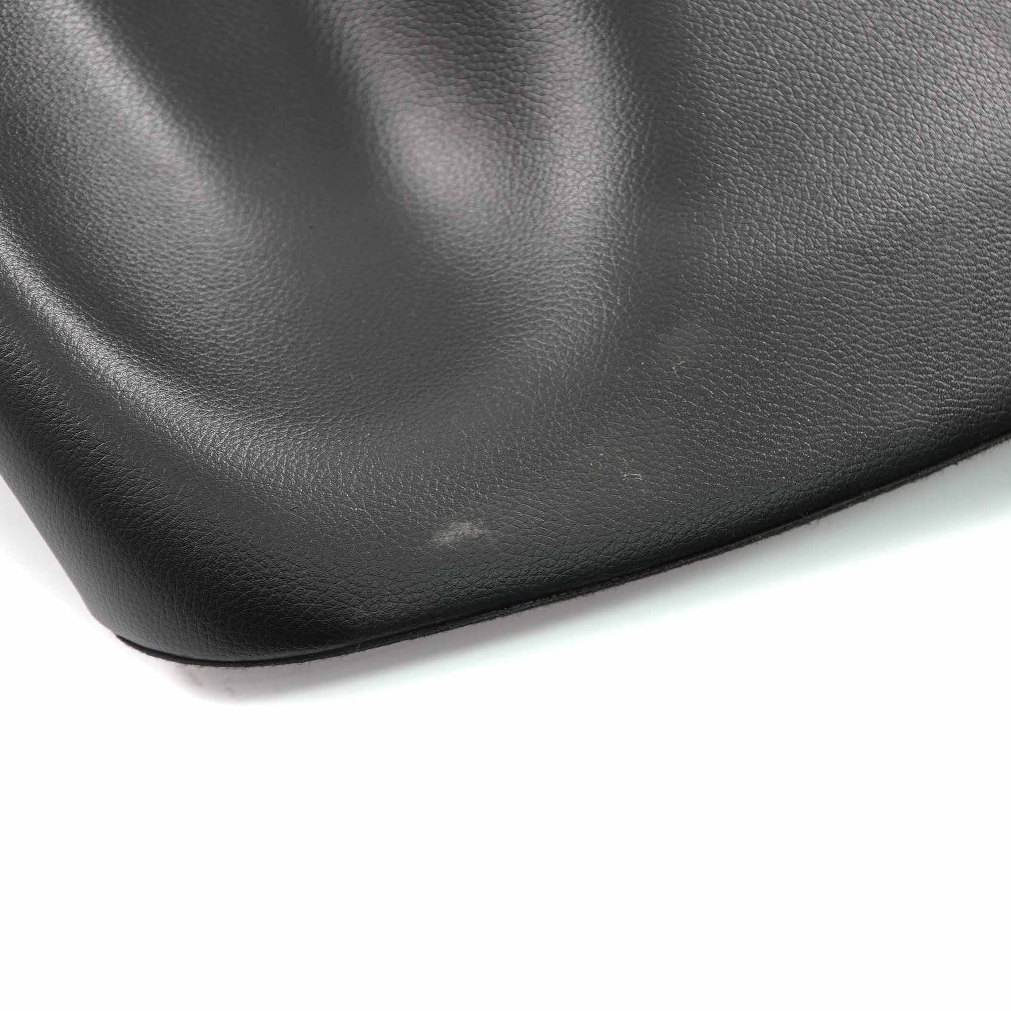 Mercedes CLS W219 Seat Backrest Trim Cover Front Right O/S Panel Leather Black