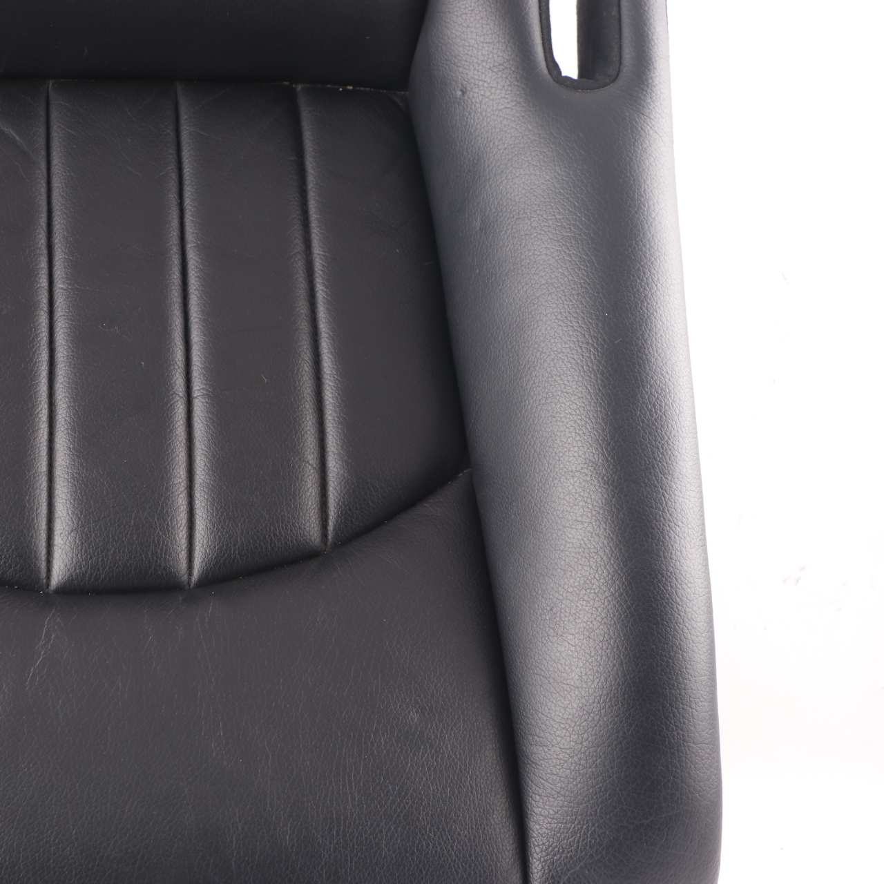 Mercedes W219 Front Right O/S Seat Cover Heated Black Leather Interior