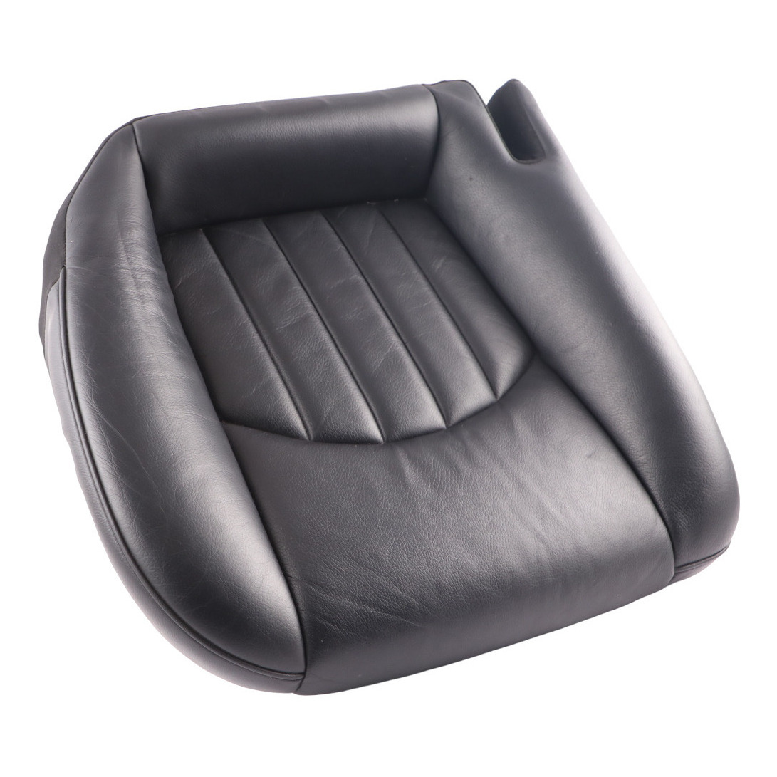 Mercedes W219 Front Right O/S Seat Cover Heated Black Leather Interior