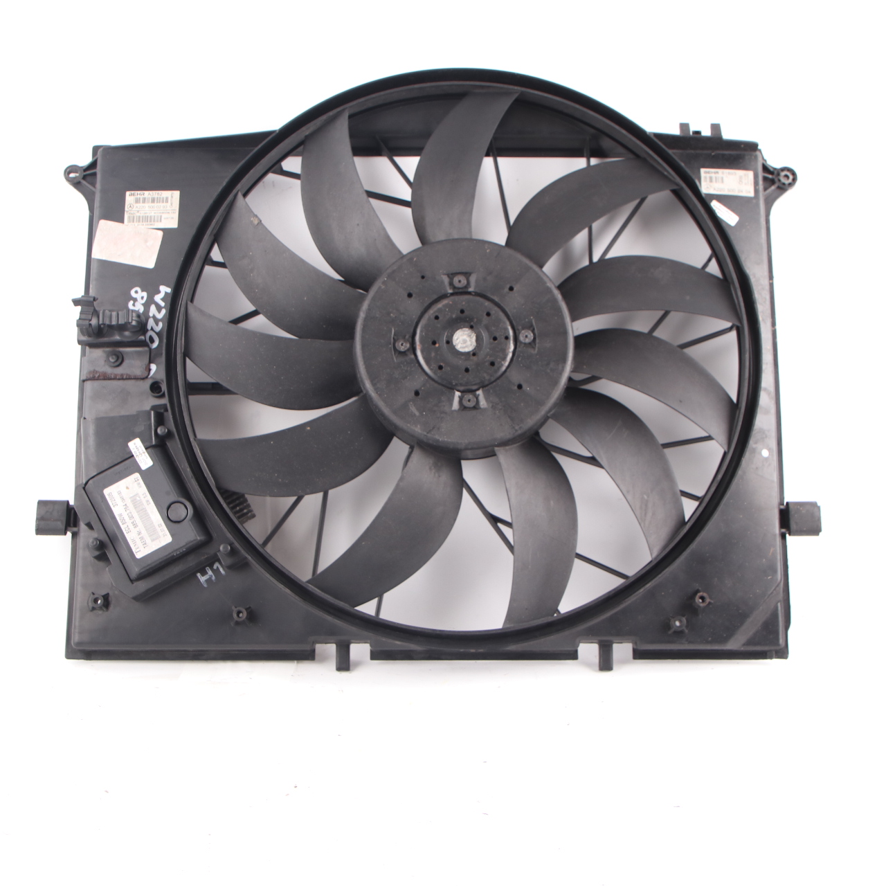 Mercedes W220 Engine Cooling Radiator Pack Fan Motor 850W 13V A2205000393