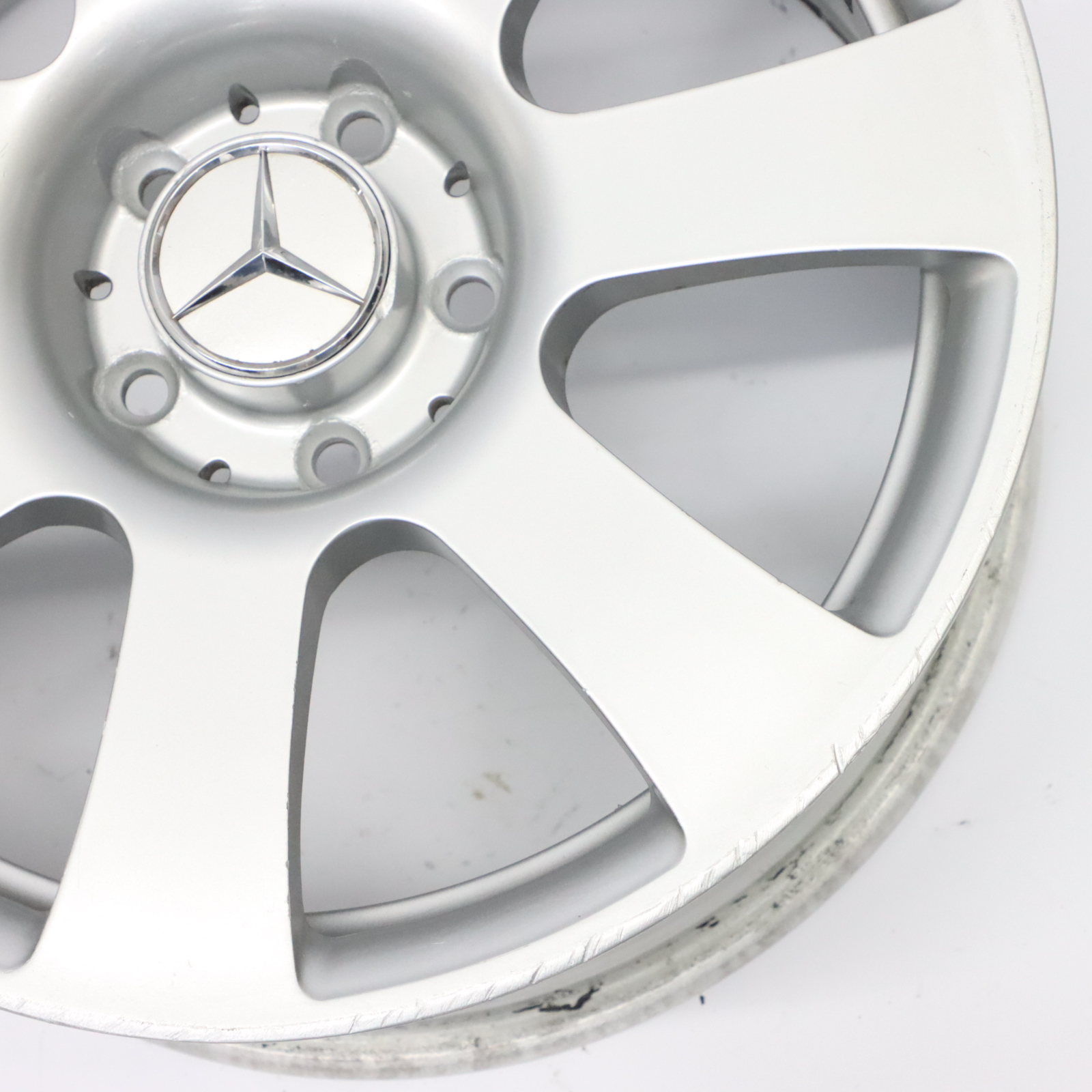 Mercedes W216 W221 Silver Alloy Wheel Rim 17" 8J ET:43 A2214010202