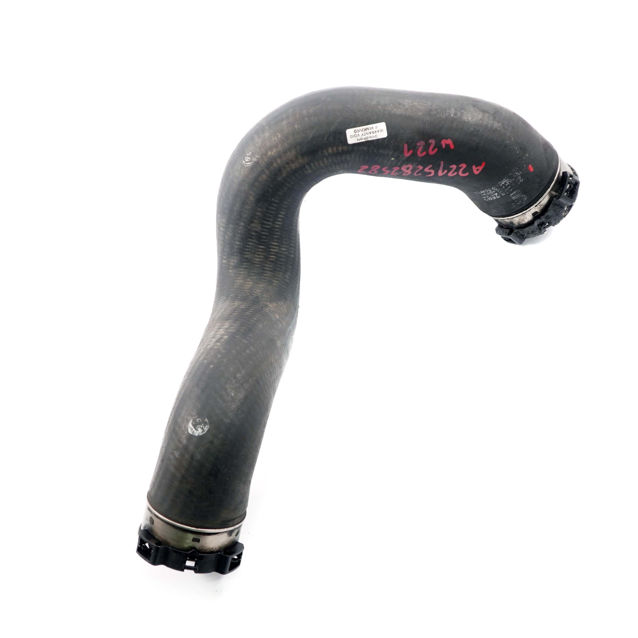 Mercedes W221 Air Intake Hose OM642 W212 Intercooler Charge Pipe A2215282582