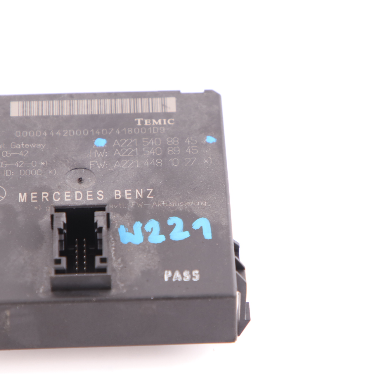 Mercedes W221 Gateway Control Unit Module ECU A2215408845