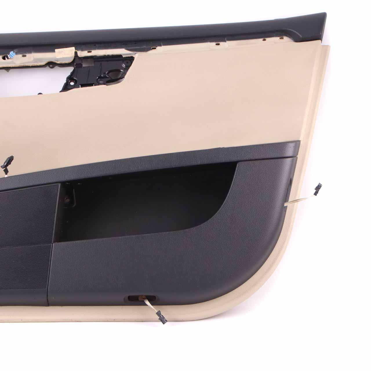 Mercedes W221 Door Card Cover Front Right O/S Trim Panel Beige Leather