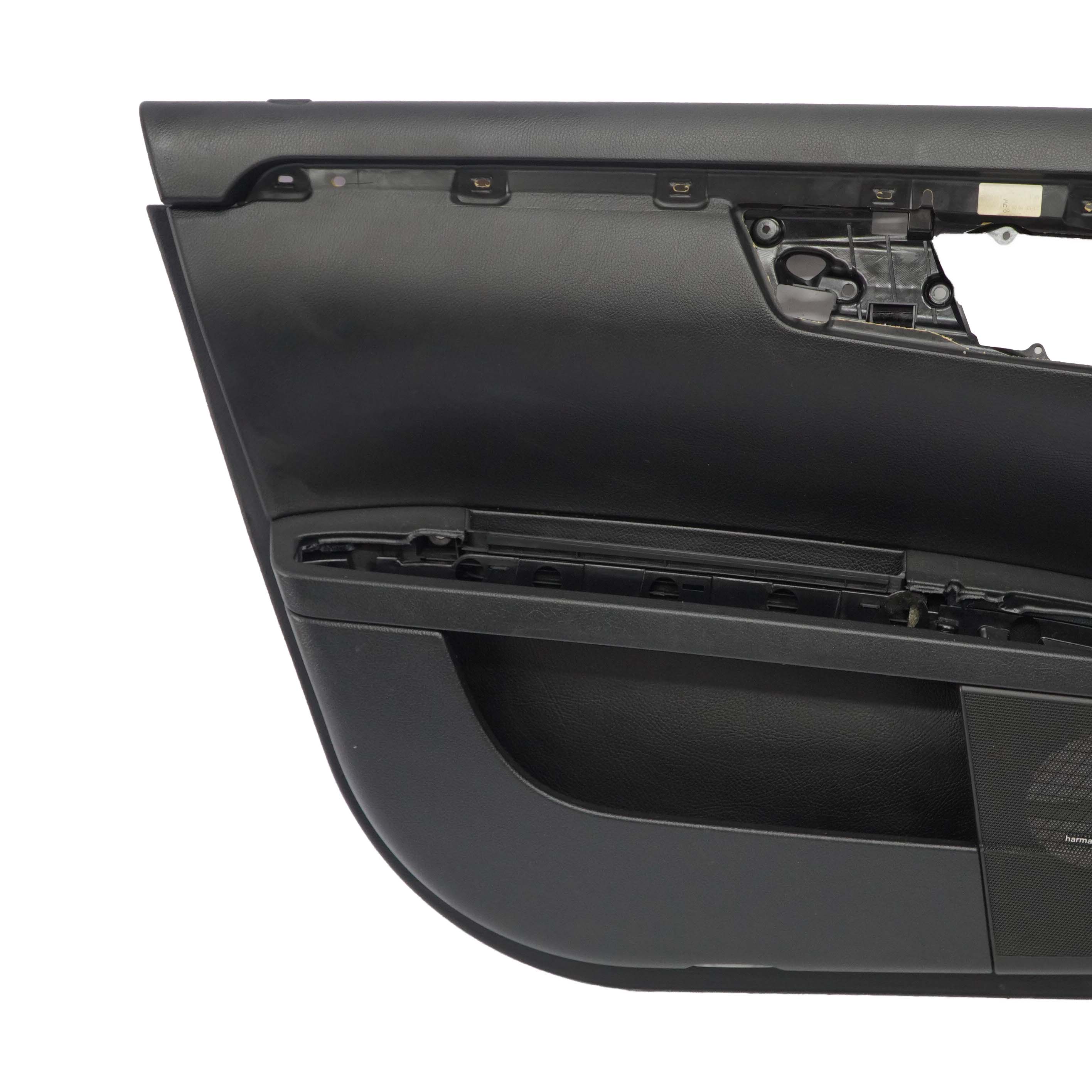 Mercedes-Benz S-Class W221 Front Left N/S Door Card Trim Panel Black Leather