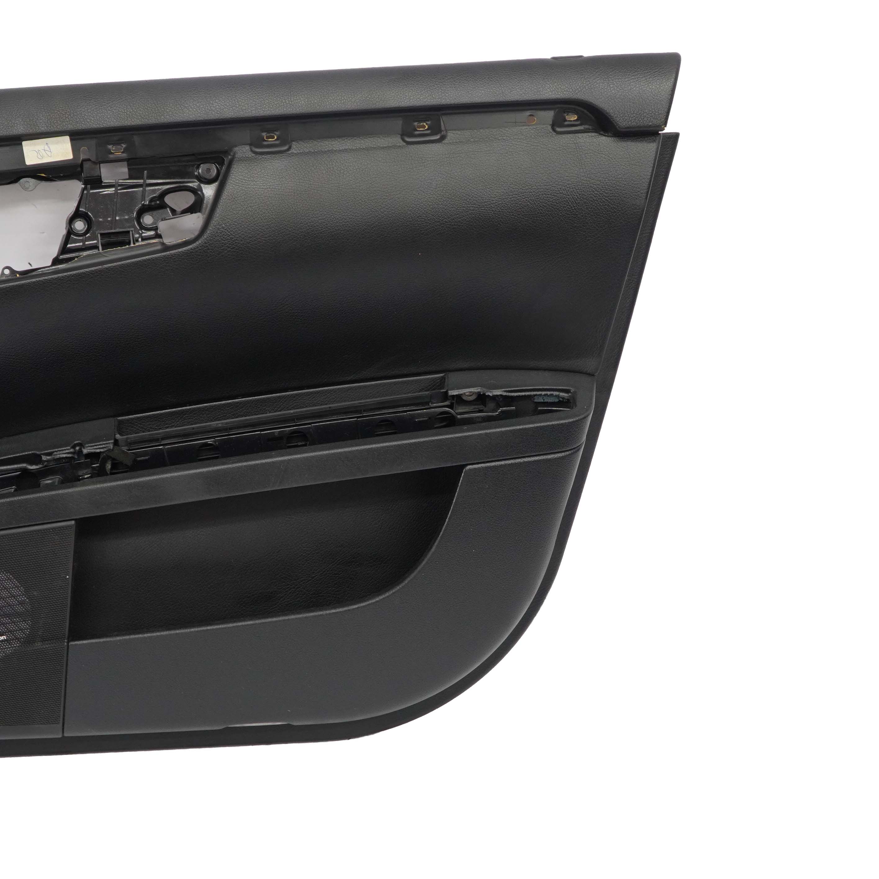 Mercedes-Benz S-Class W221 Front Right O/S Door Card Trim Panel Black Leather