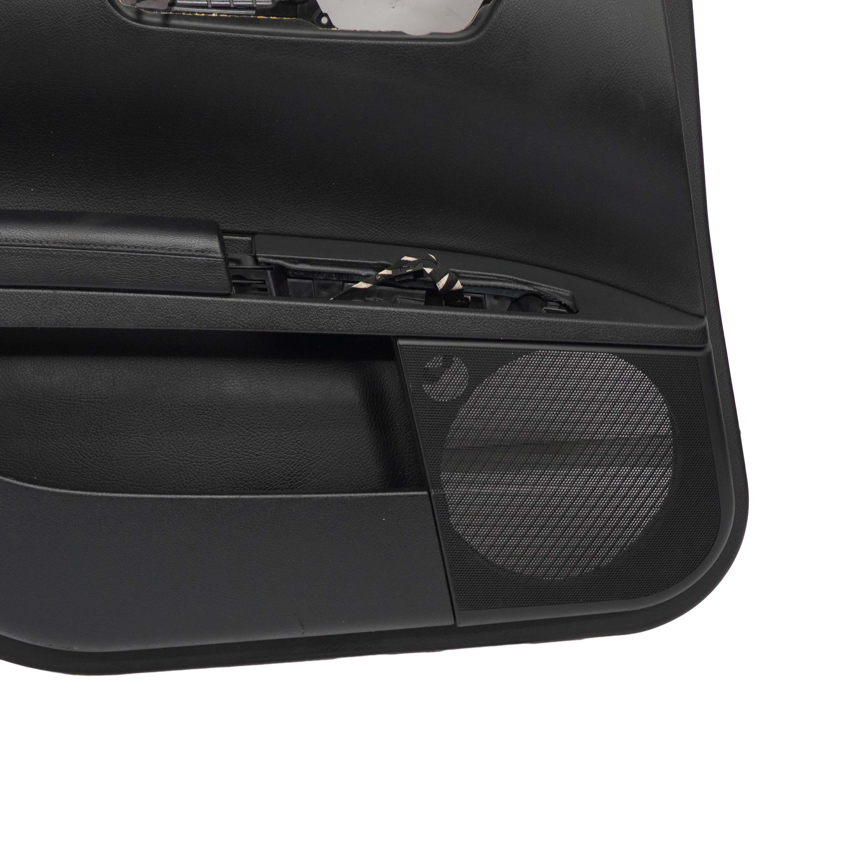 Mercedes-Benz S-Class W221 Rear Left N/S Door Card Trim Panel Black Leather