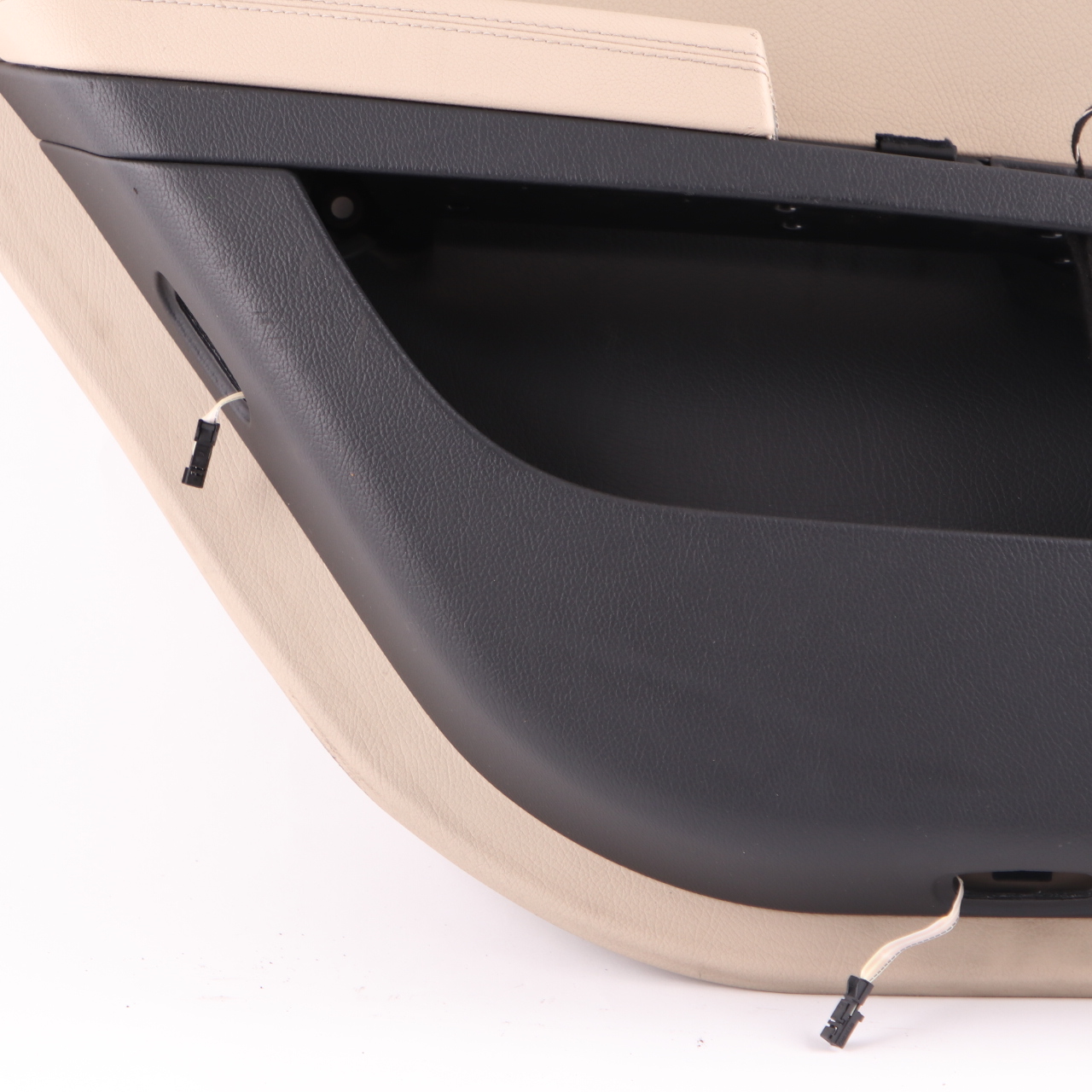 Mercedes W221 Door Card Cover Rear Left N/S Trim Panel Beige Leather