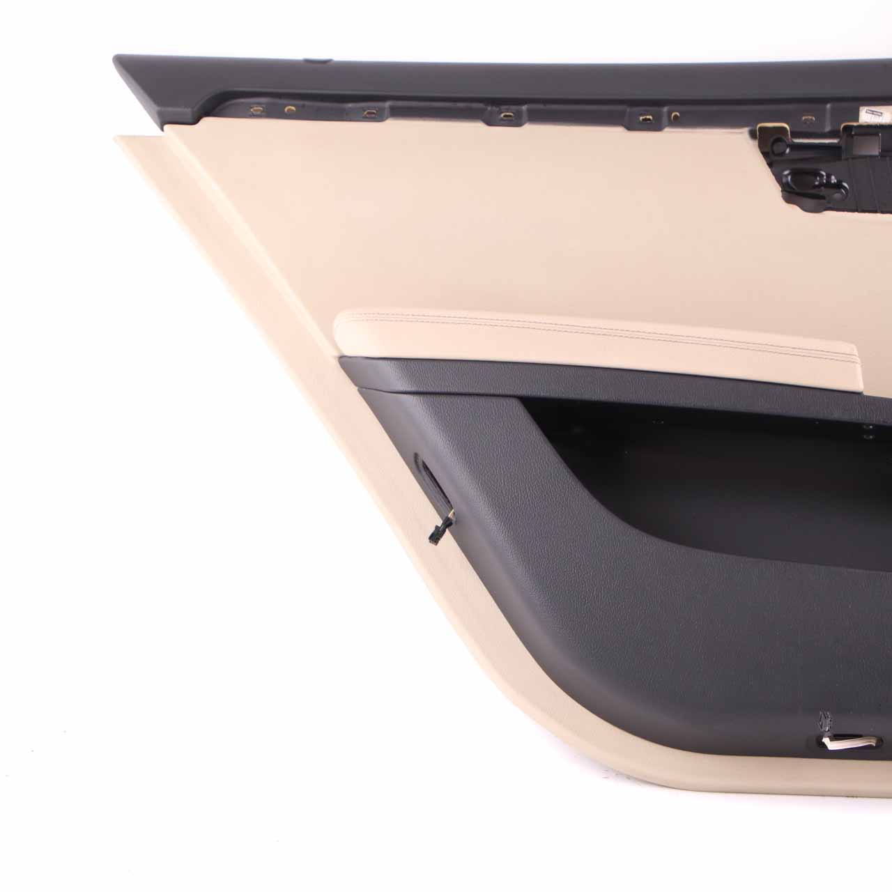 Mercedes W221 Door Card Cover Rear Left N/S Trim Panel Beige Leather