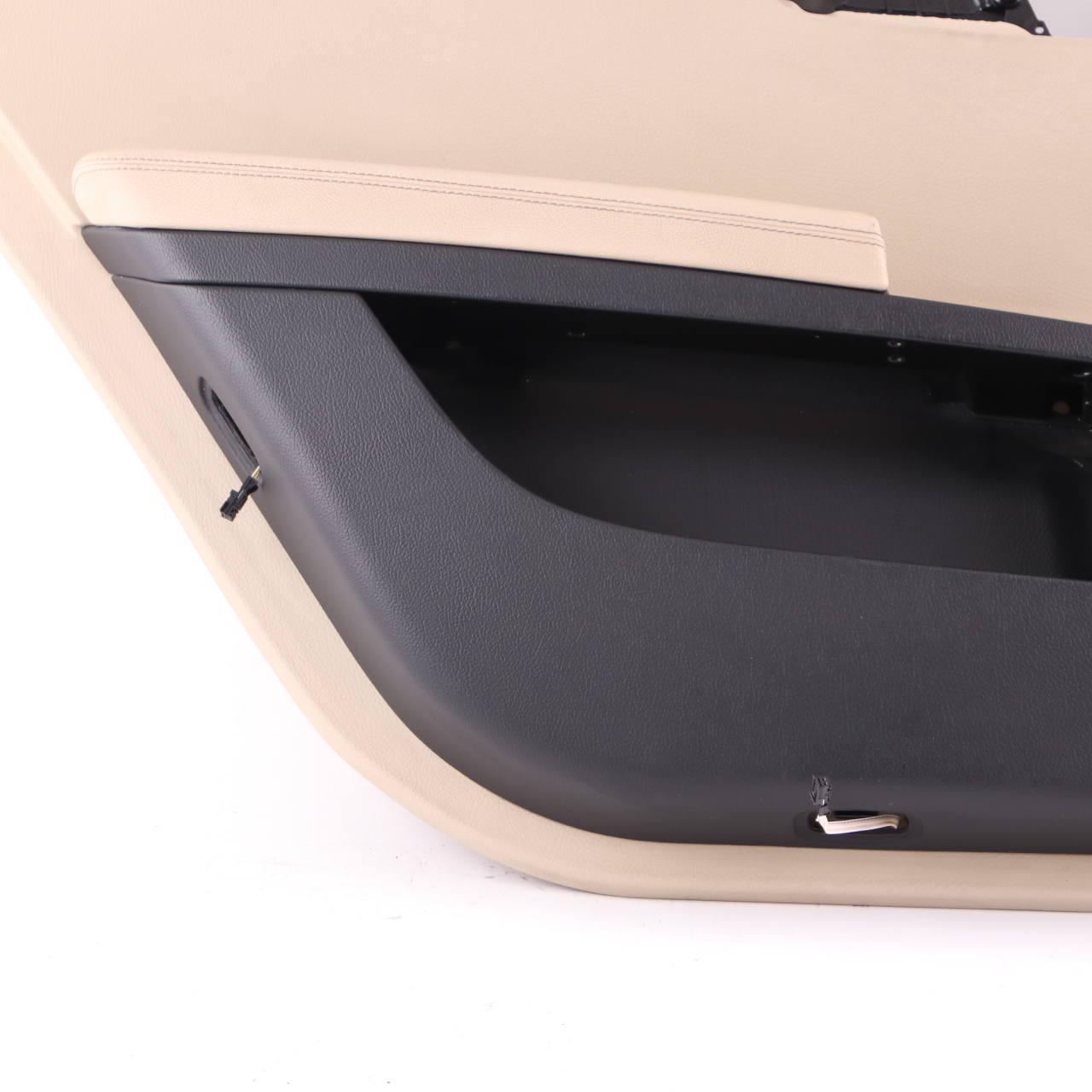 Mercedes W221 Door Card Cover Rear Left N/S Trim Panel Beige Leather