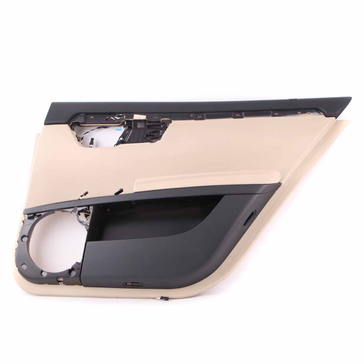 Mercedes W221 Door Card Cover Rear Right O/S Trim Panel Beige Leather