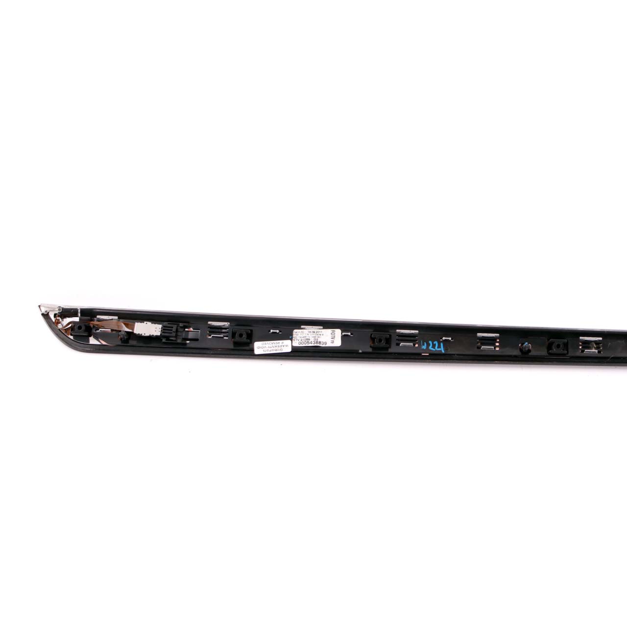 Mercedes-Benz S W221 Rear Right O/S Door Top Trim Strip Molding A2217304581