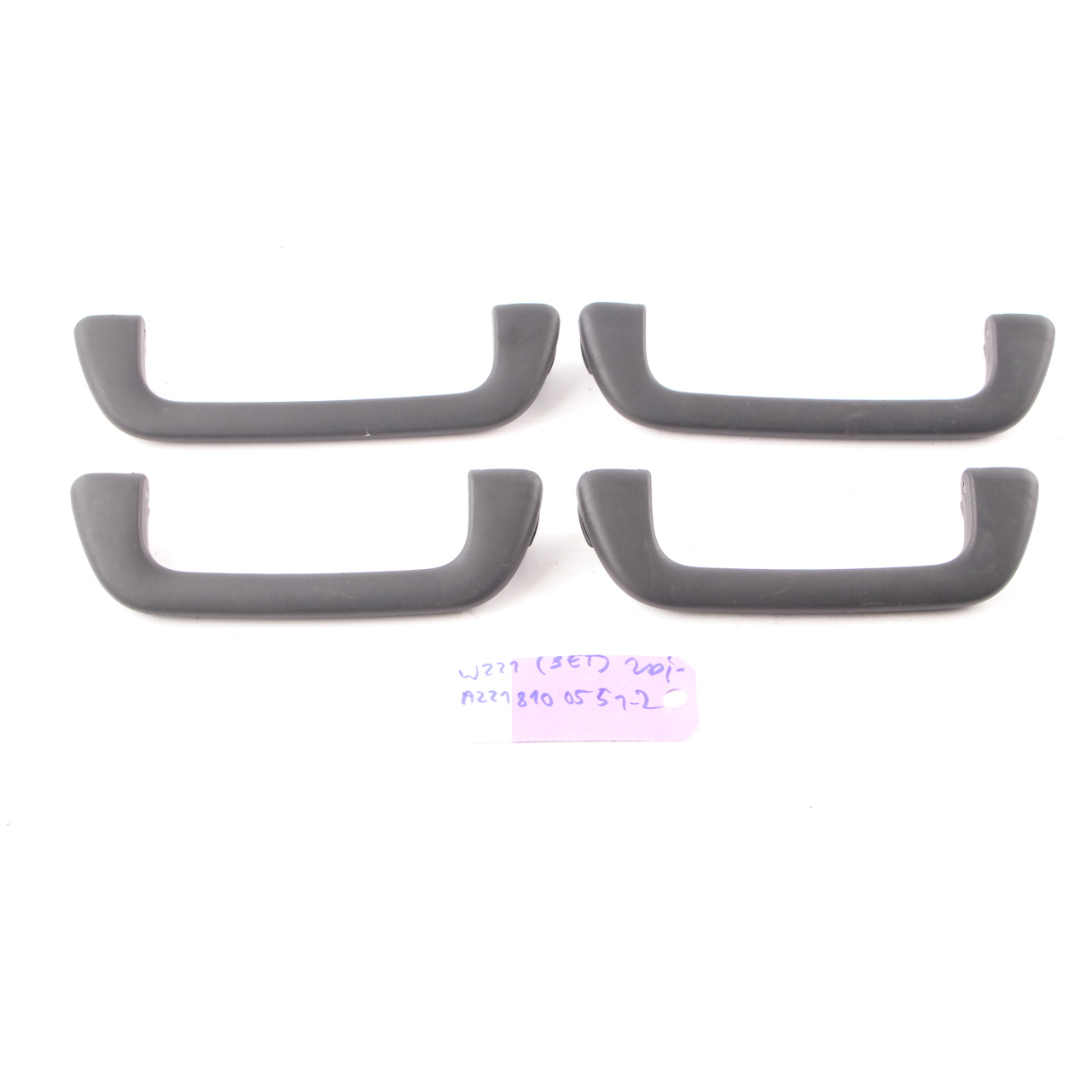 Headlining Handle Mercedes W221 Front Rear Left Right N/O/S Roof Grab Black Set