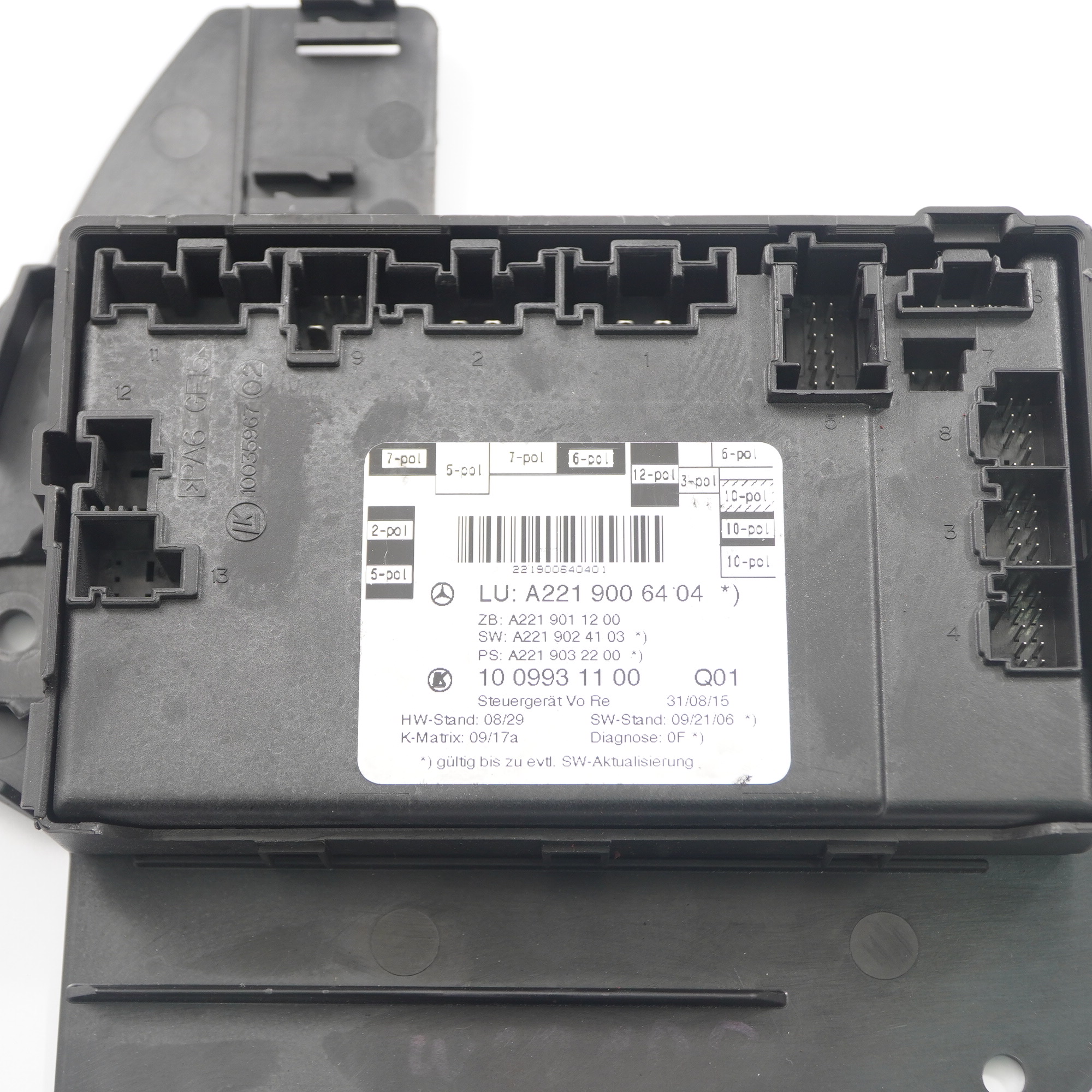 Mercedes W221 Door Module Front Right O/S Control Unit ECU A2219006404